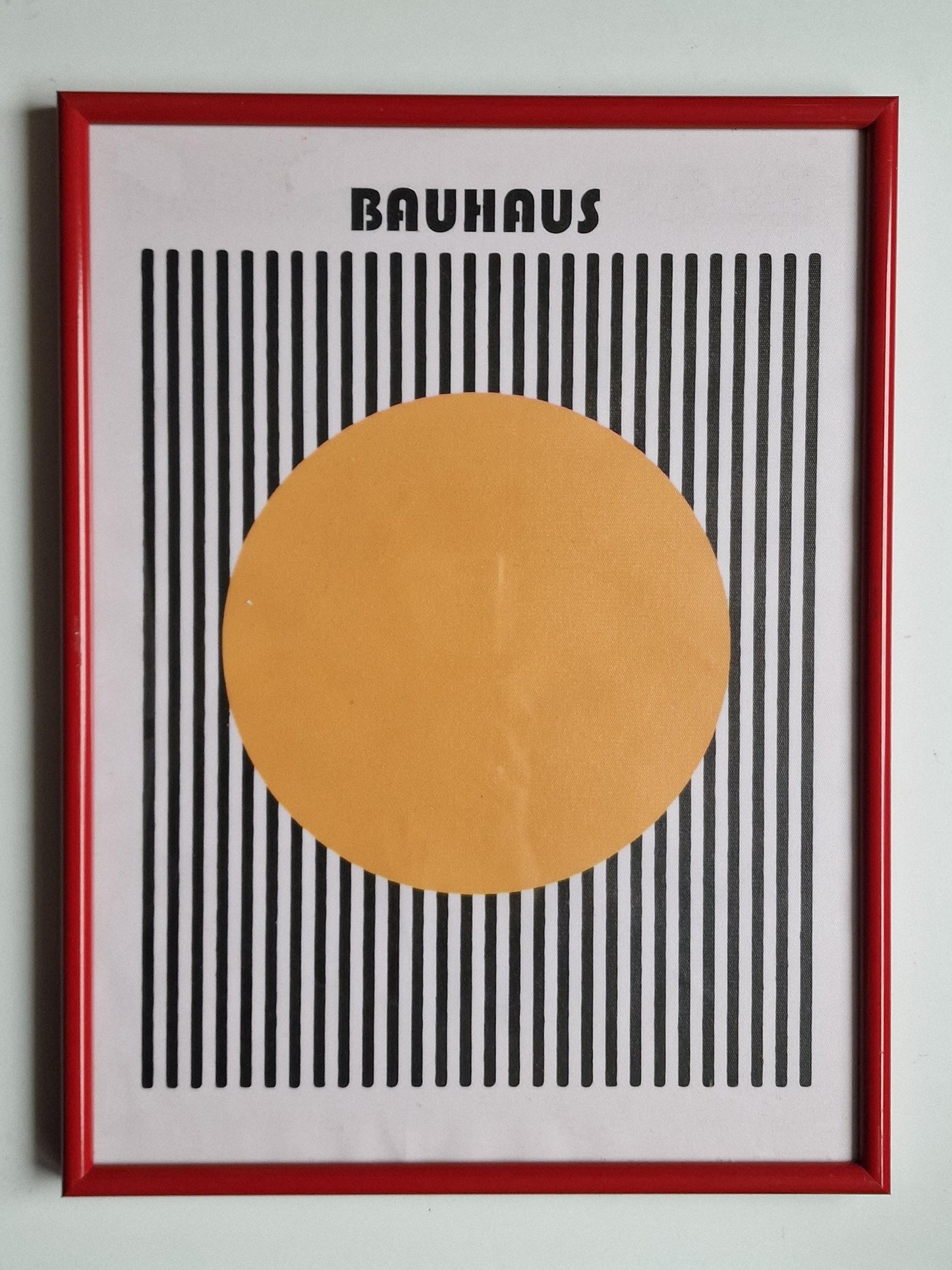 Framed Bauhaus Exhibition Giclée Print, Abstract Geometric Art