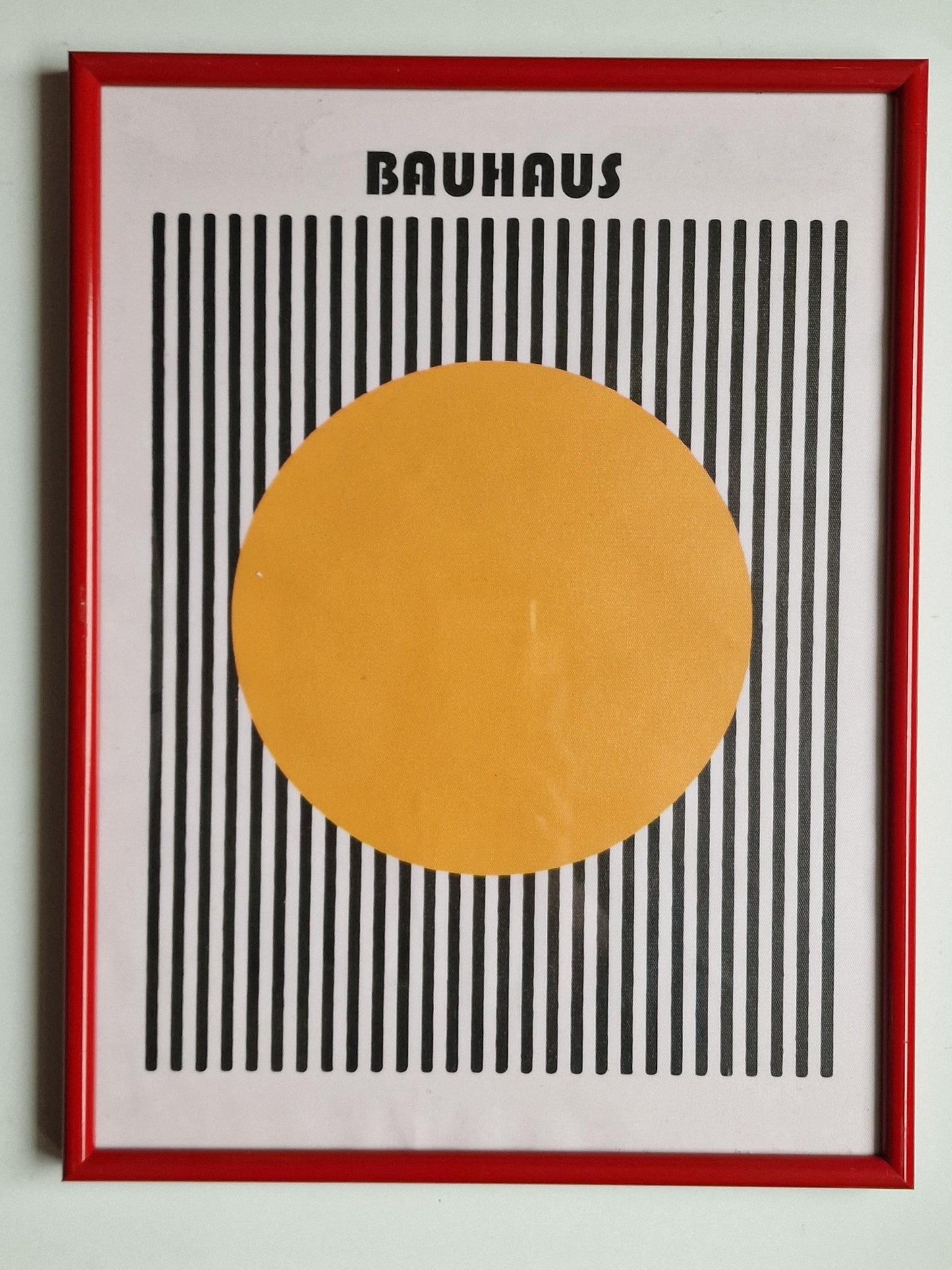 Framed Bauhaus Exhibition Giclée Print, Abstract Geometric Art