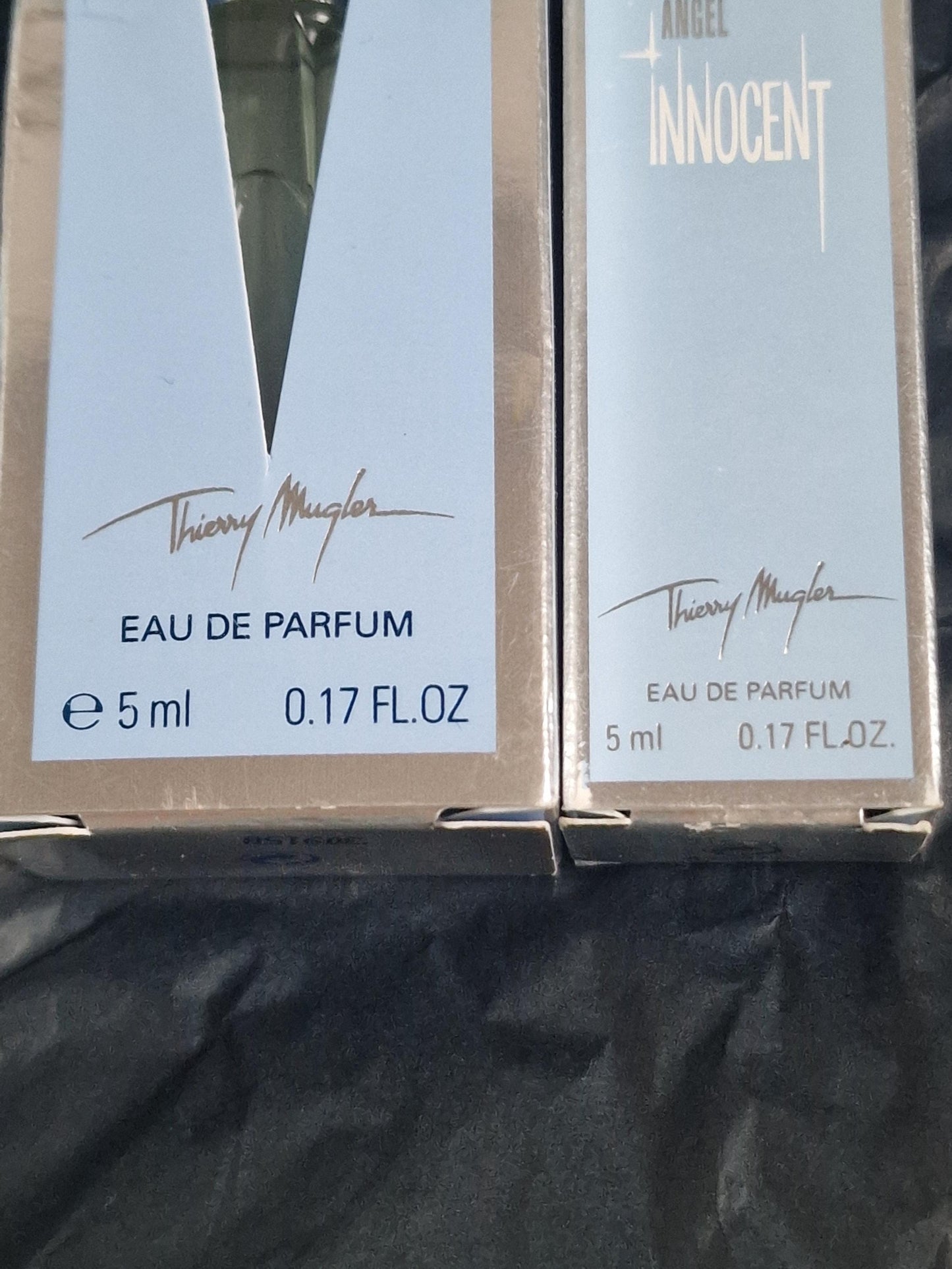 Thierry Mugler Angel Innocent Music Box Set, Rare Perfume, 10ml Bottles