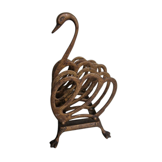 zwaan vintage servet of menukaart houder napkin holder swan out of old italian factory