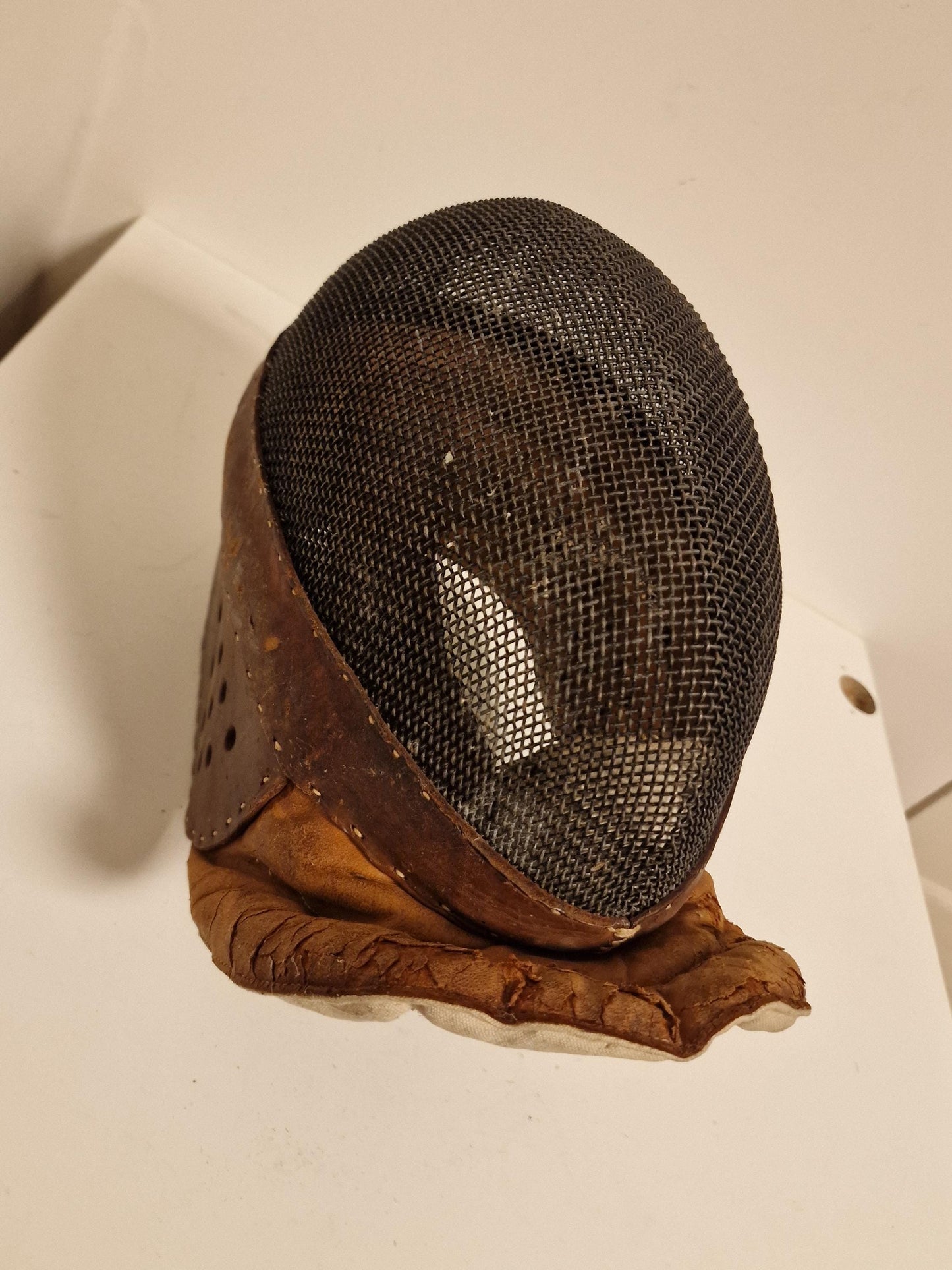 En garde! antique french mask, degen masker fight knight mask authentic 1920's around WW1