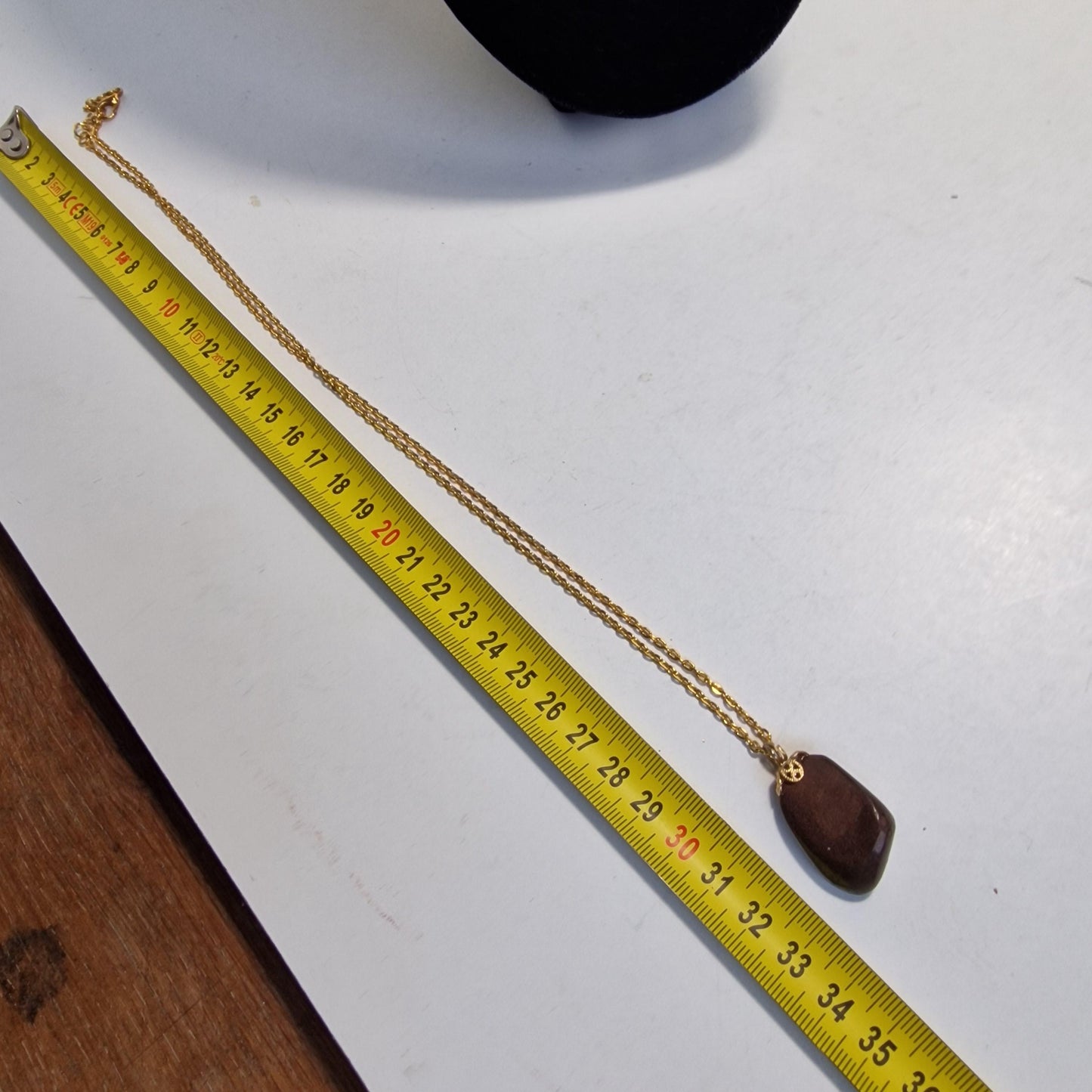 boulder opaal hanger aan ketting , real australian boulder opal, metal chain