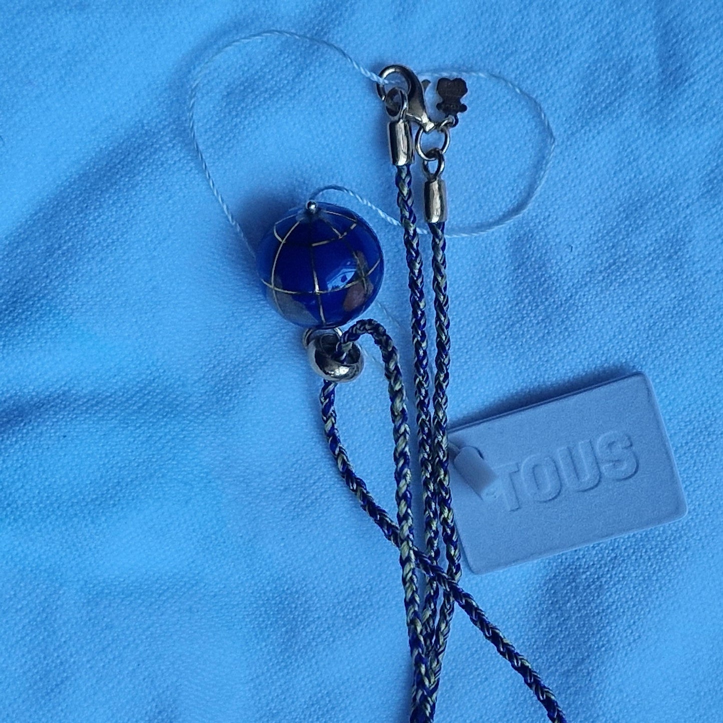 tous ketting, met 14k gouden globe van lapis lazulli pendant necklace earth world