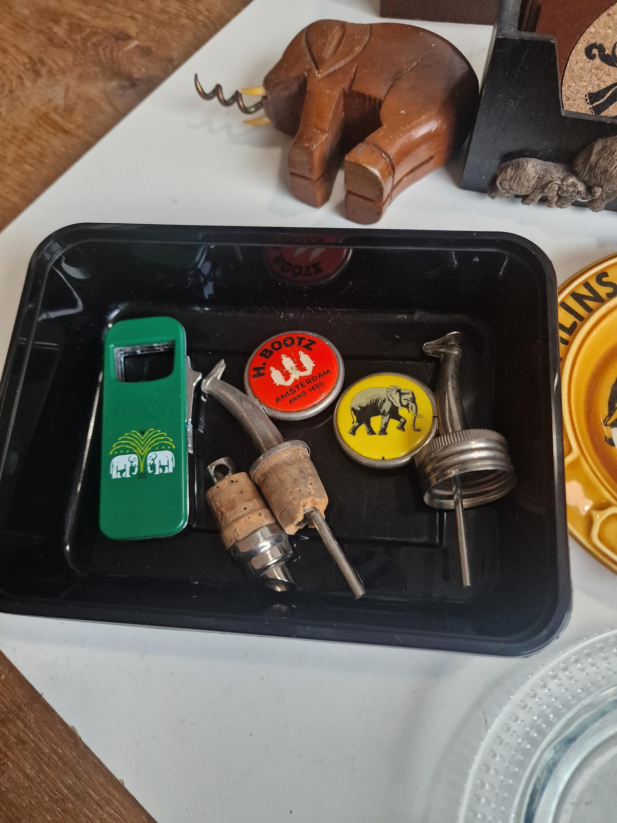 Xl collection beer verzameling thai  ashtrays eu vintage retro elephant carlsberg haviland fremlins