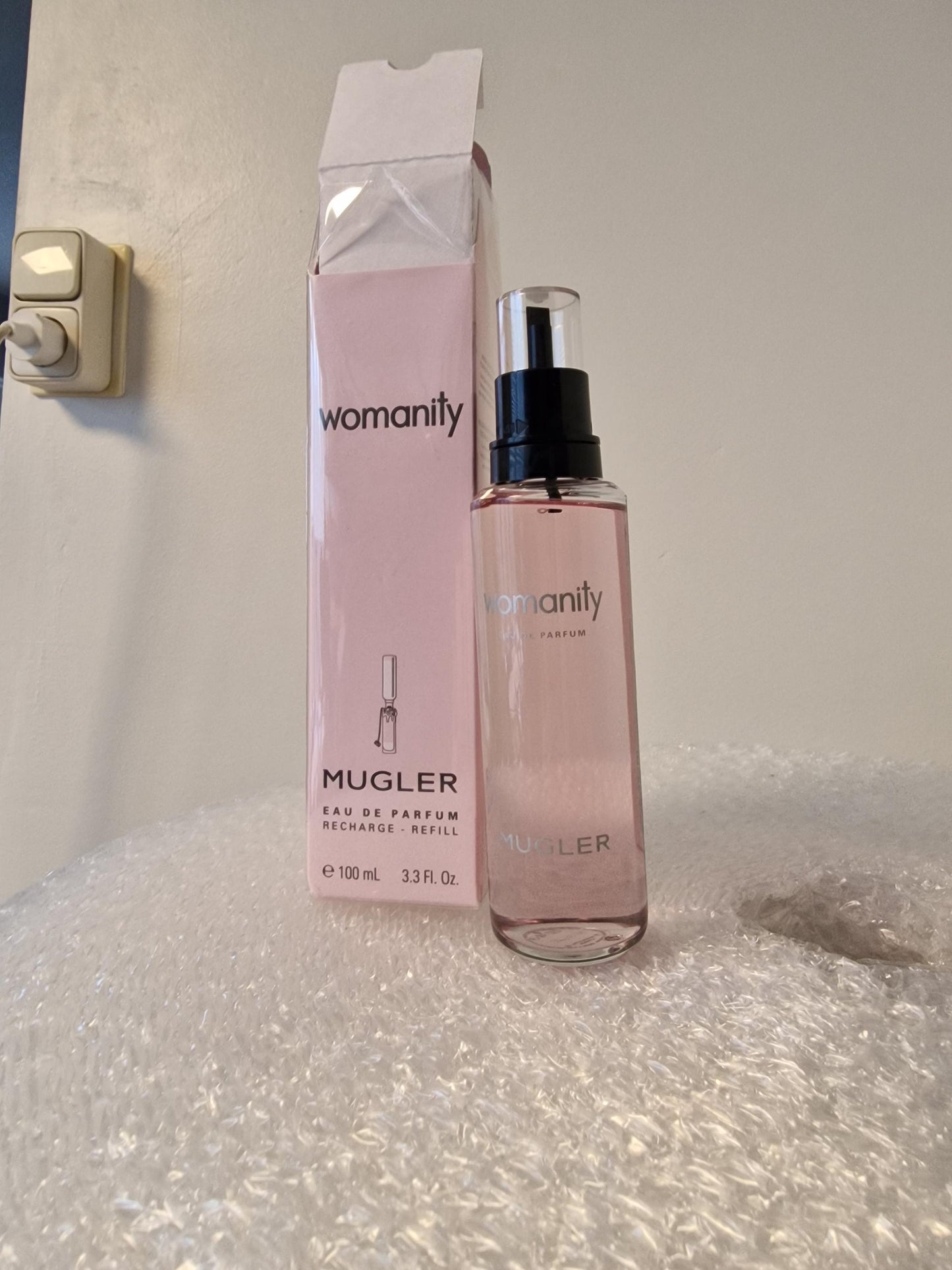 Thierry Mugler Womanity EDP, Large Refill Bottle, Rare 100ml, unused