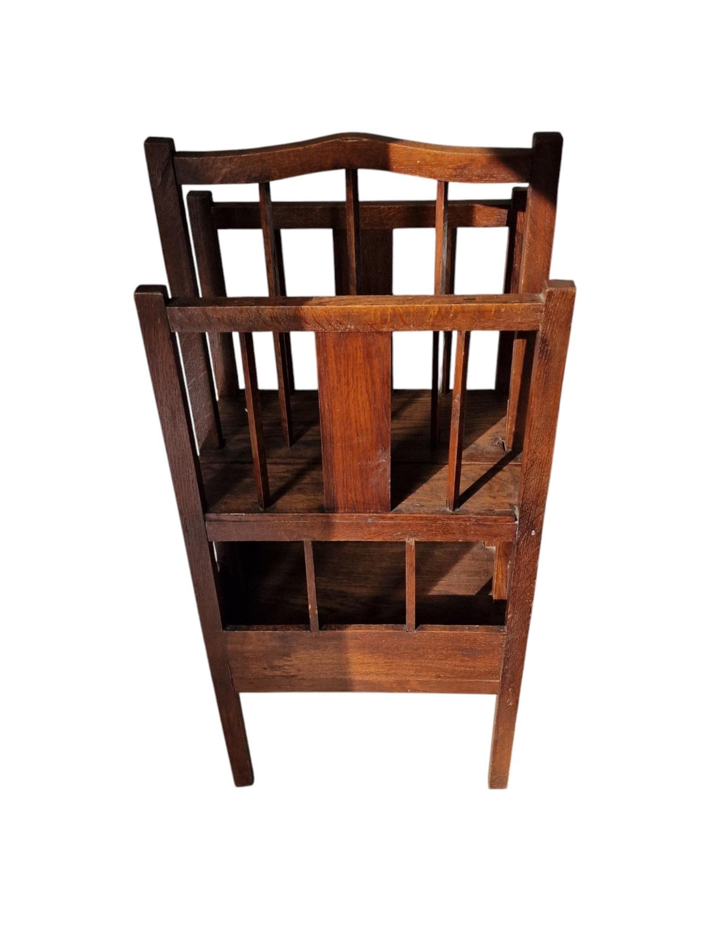 XL art deco dutch Amsterdam school  magazine rack almost 1 meter Amsterdamse school boeken rek tijdschrift houder bijna 1 meter 96 cm