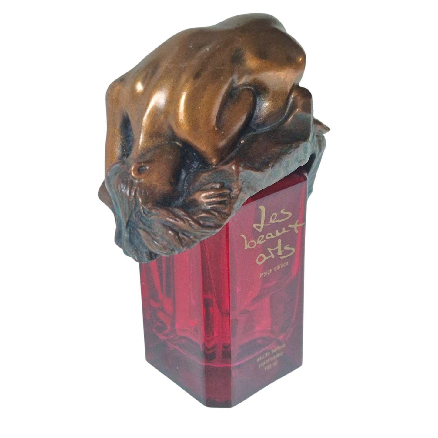 Rodin Bronze Woman Figure sculpture on Perfume Bottle, Les Beaux Arts, Rare Collector