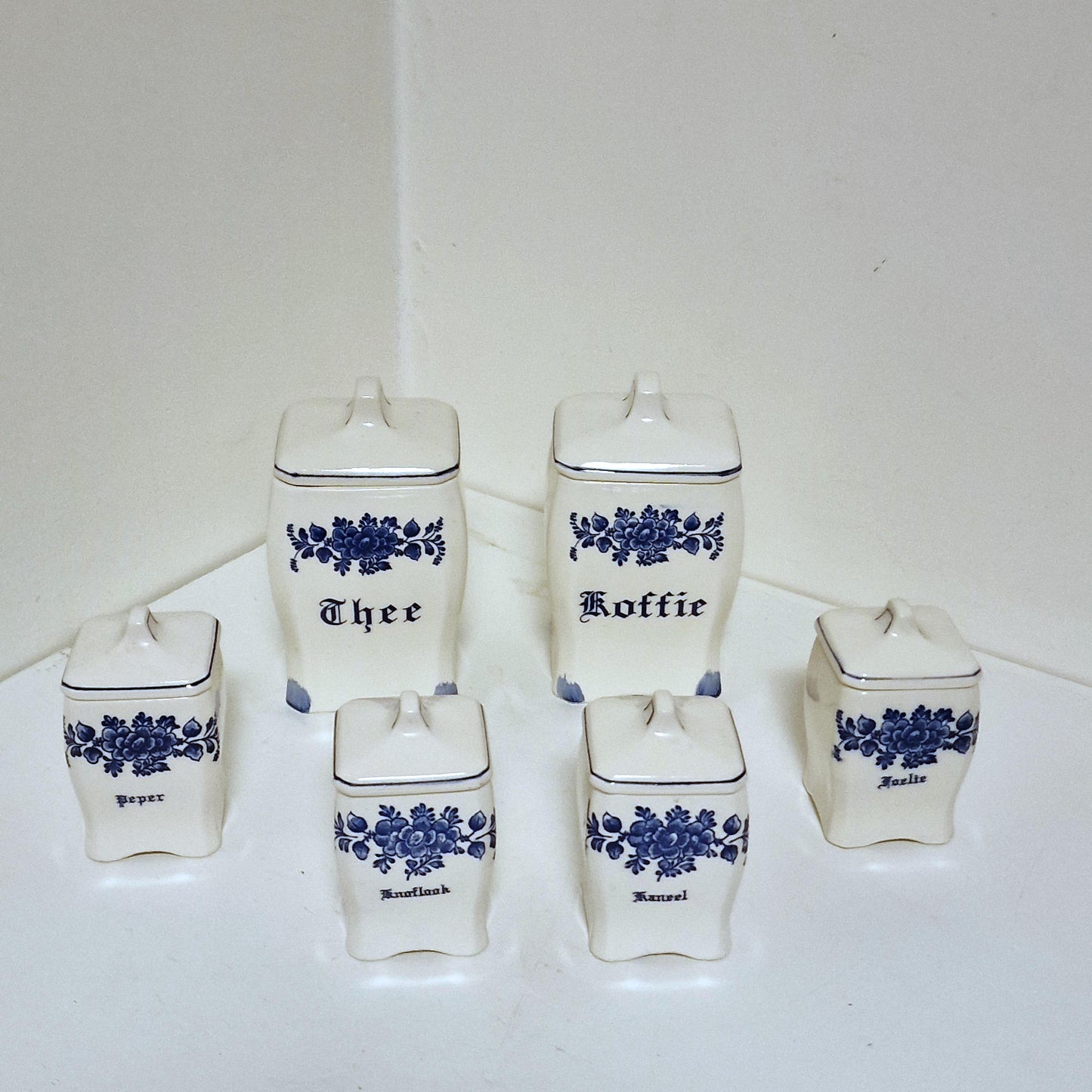 delft blauwe keuken storage jar delft blue kitchen jars coffee