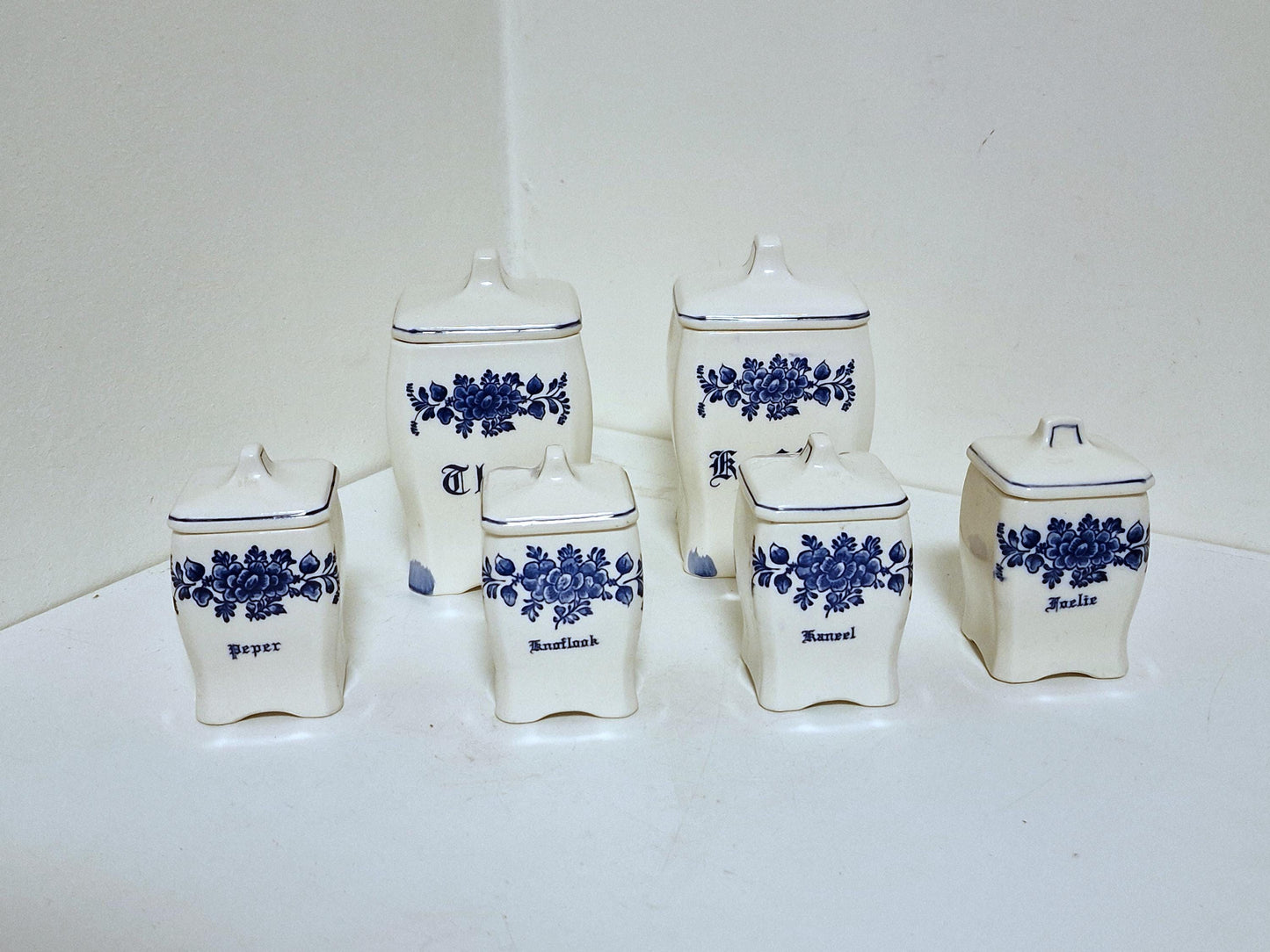 delft blauwe keuken storage jar delft blue kitchen jars coffee