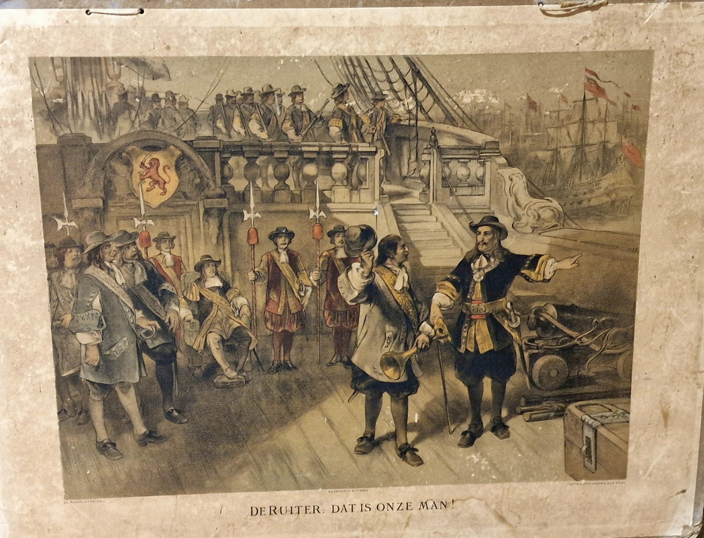 Antique Dutch History Prints, Charles Rochussen, Set of 3