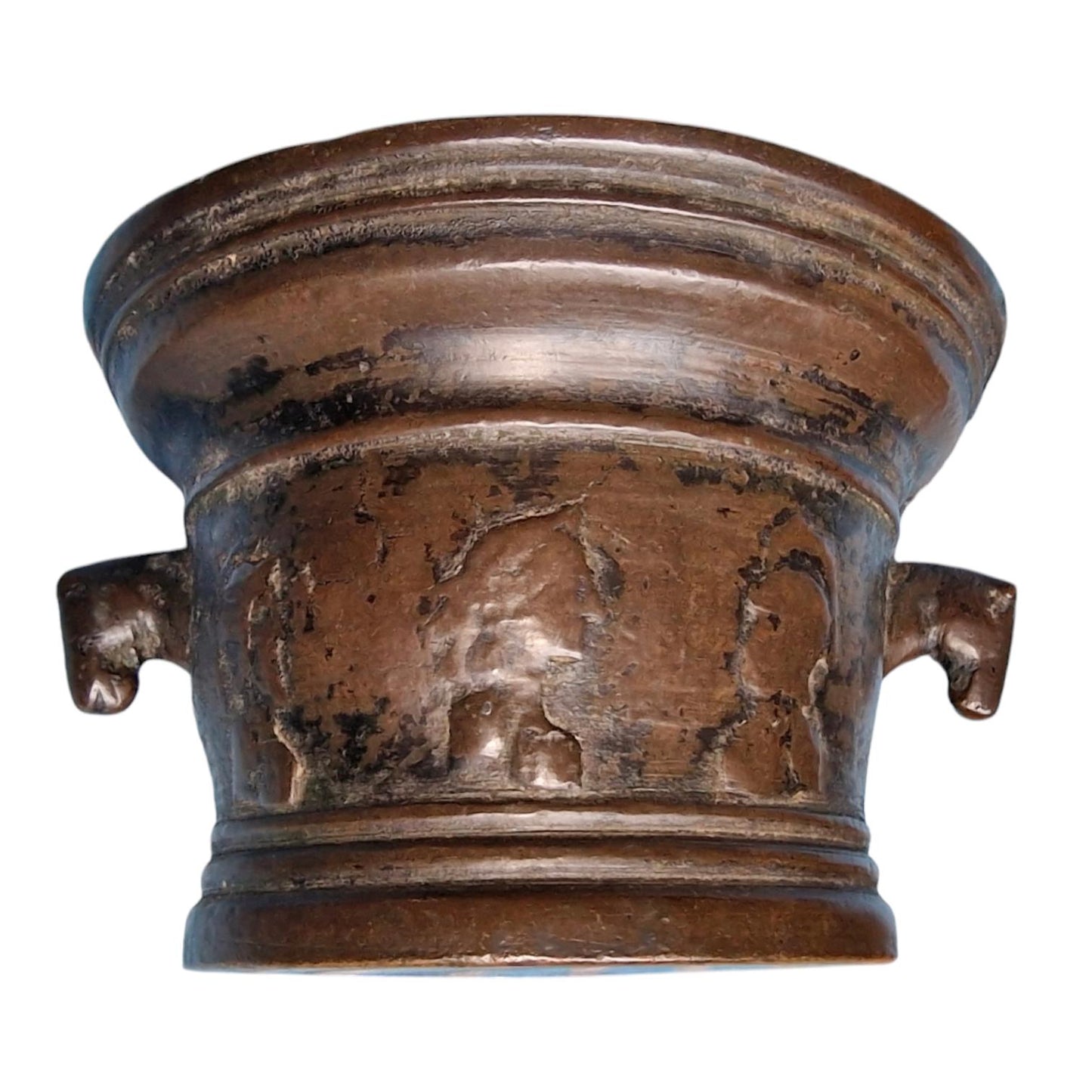 Rare 16th Century Italian Bronze Mortar and Pestle – Renaissance Apothecary Vessel