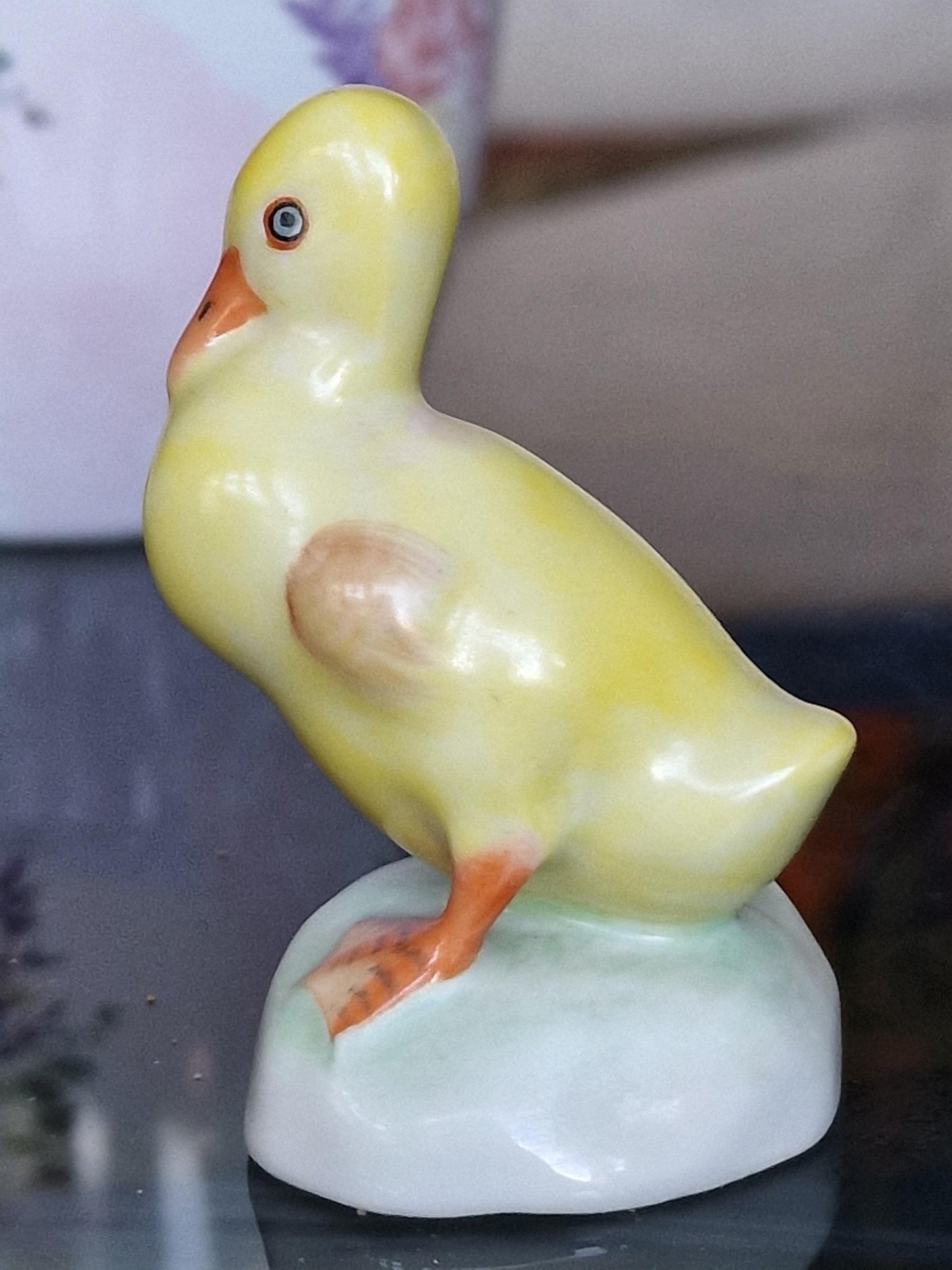 Herend duck baby  classic adorable porcelain figurine