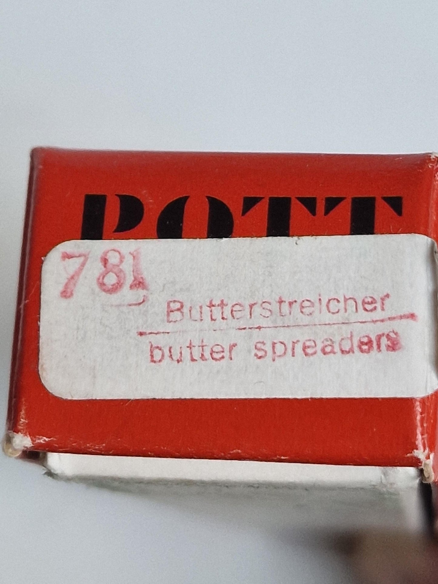 Carl Hugo Pott Solingen Silver Butter Knives, Germany, Set of 6