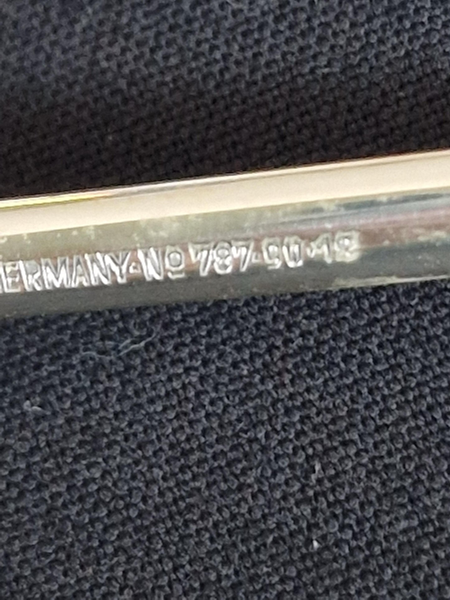Vintage CARL HUGO POTT Silver Forks, Set of 6, German Cutlery