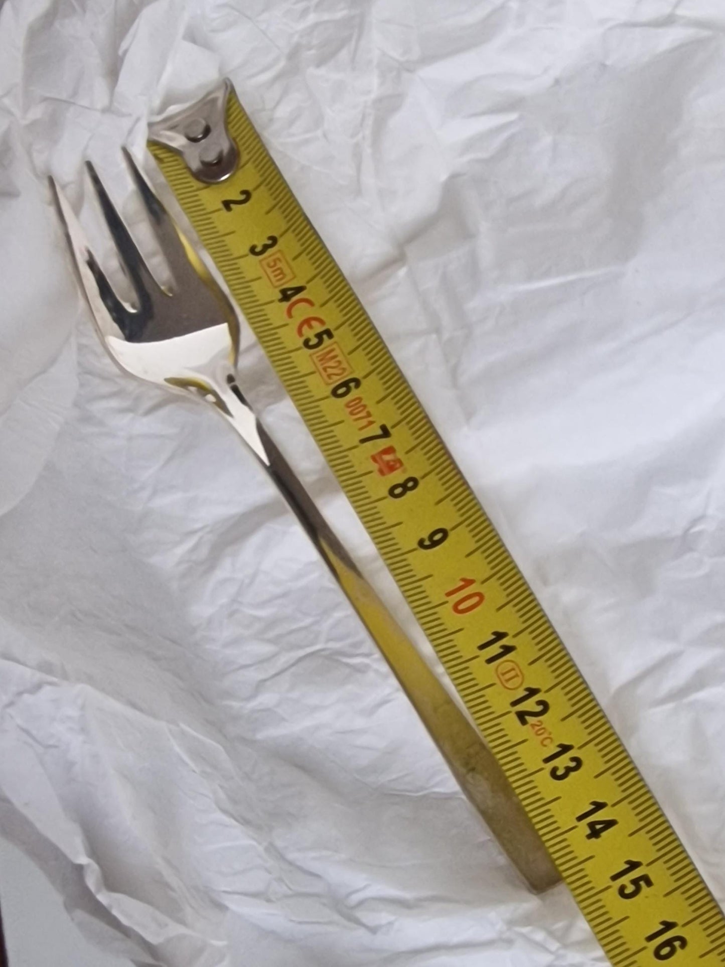 Vintage CARL HUGO POTT Silver Forks, Set of 6, German Cutlery