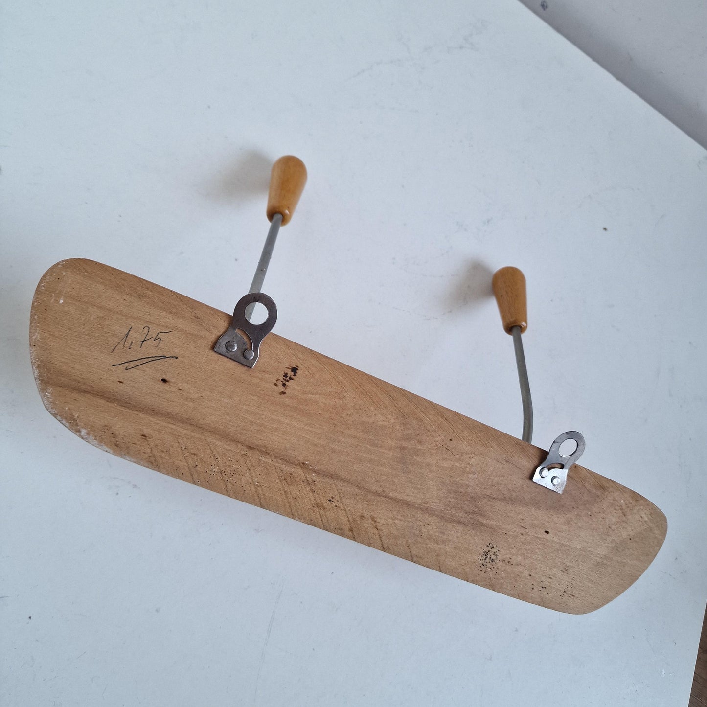 Retro Design - authentieke sixties coatrack kapstokhaak - 60's small vintage