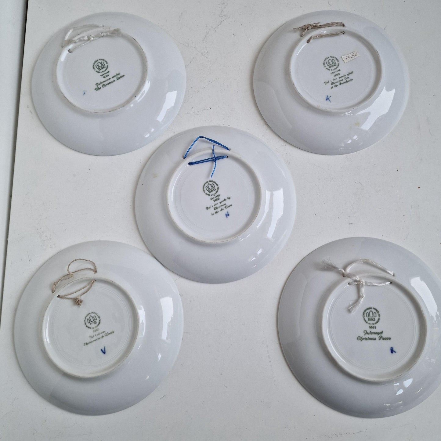 Bing & Grondahl, Royal Copenhagen Christmas Plates, Scandinavian Decor