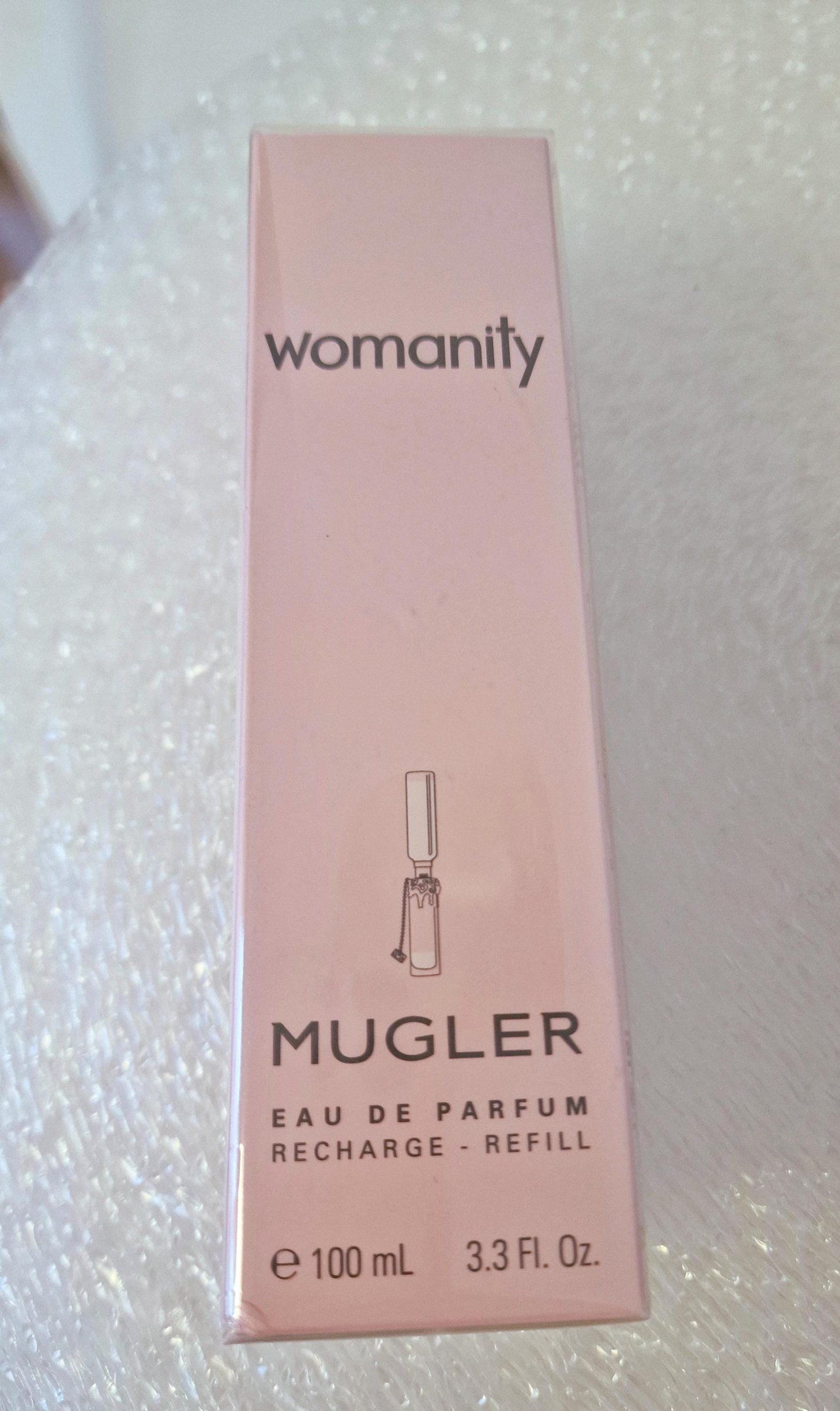 Thierry Mugler Womanity EDP, Large Refill Bottle, Rare 100ml, unused