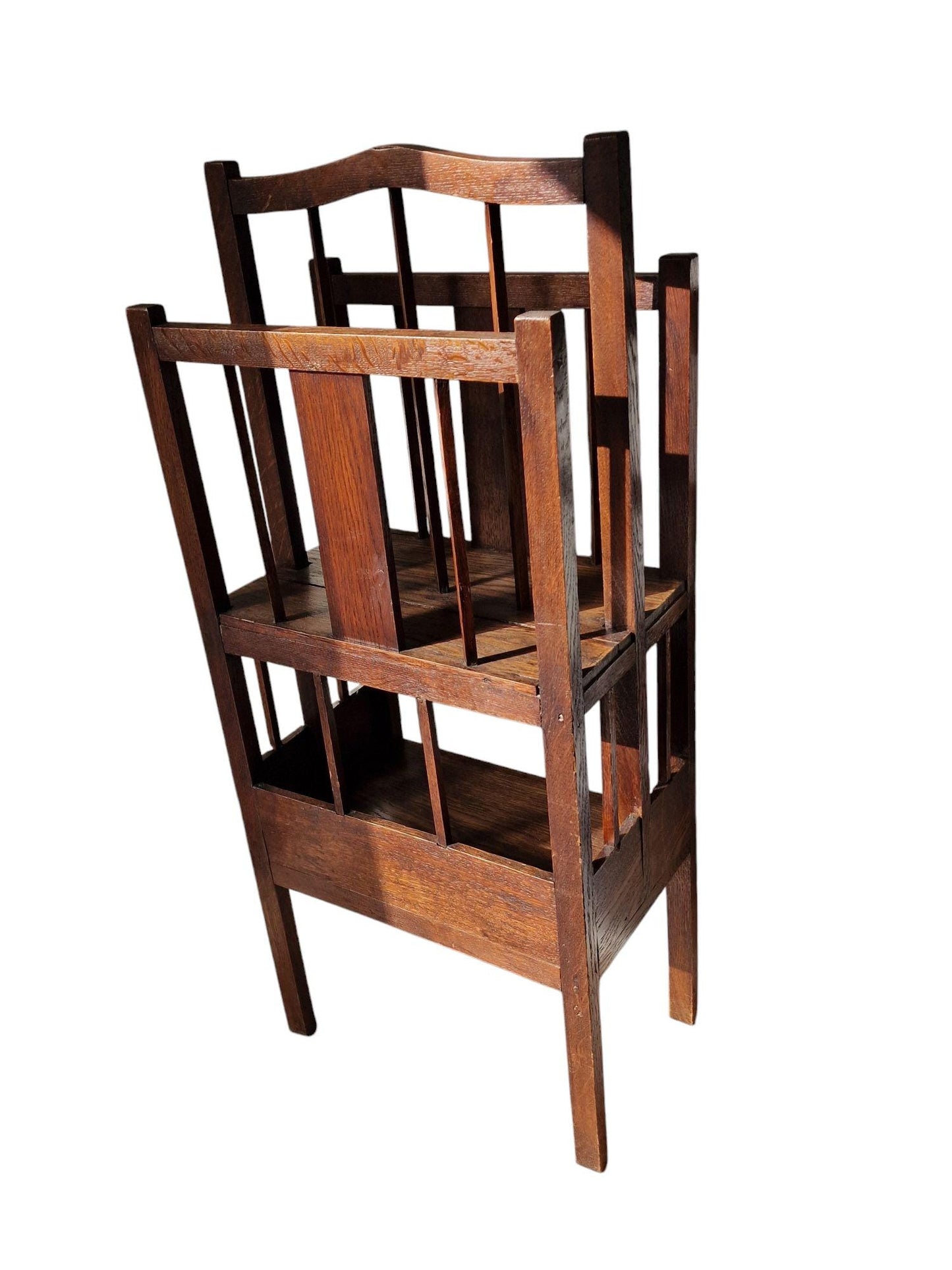 XL art deco dutch Amsterdam school  magazine rack almost 1 meter Amsterdamse school boeken rek tijdschrift houder bijna 1 meter 96 cm