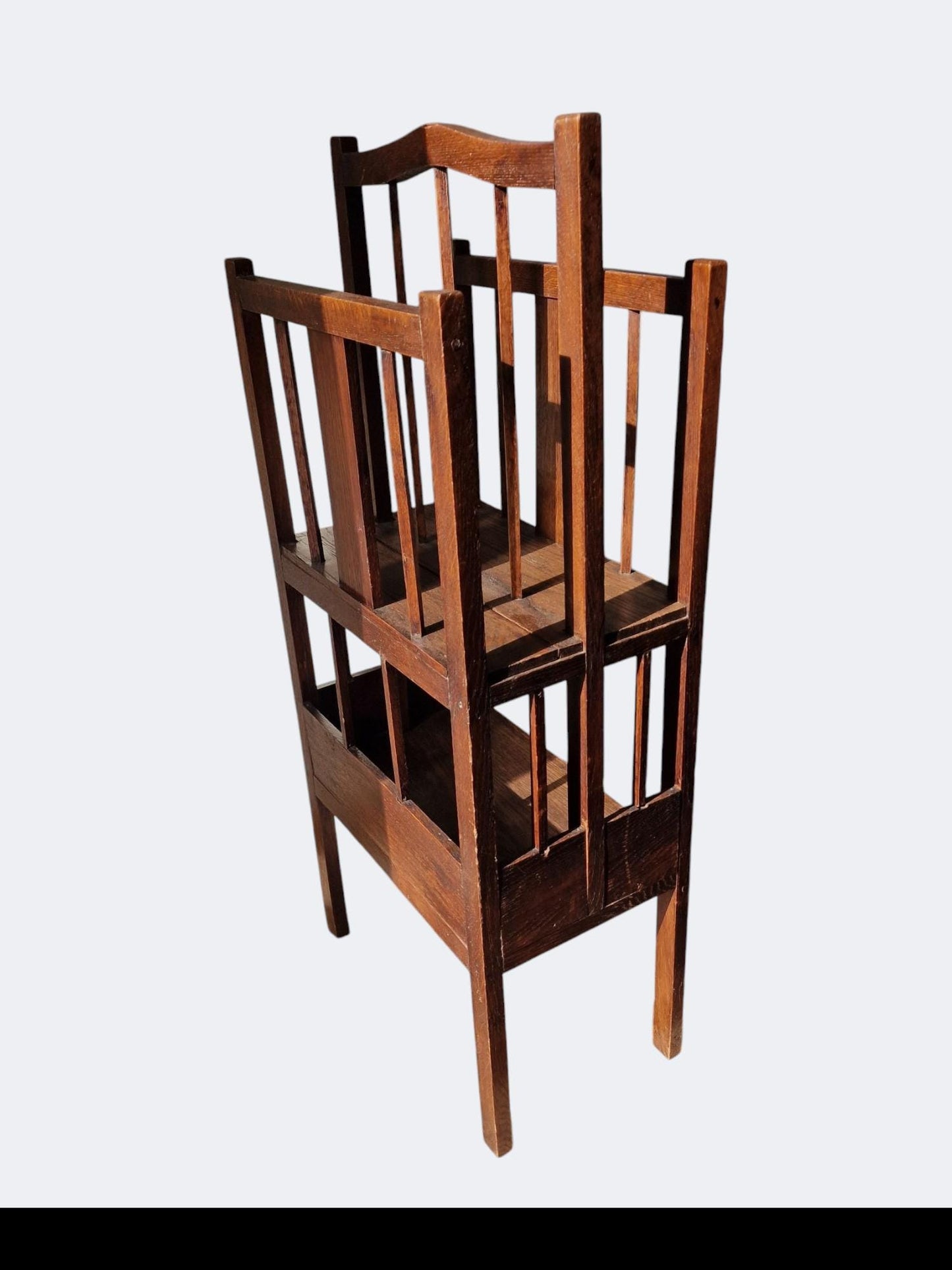 XL art deco dutch Amsterdam school  magazine rack almost 1 meter Amsterdamse school boeken rek tijdschrift houder bijna 1 meter 96 cm