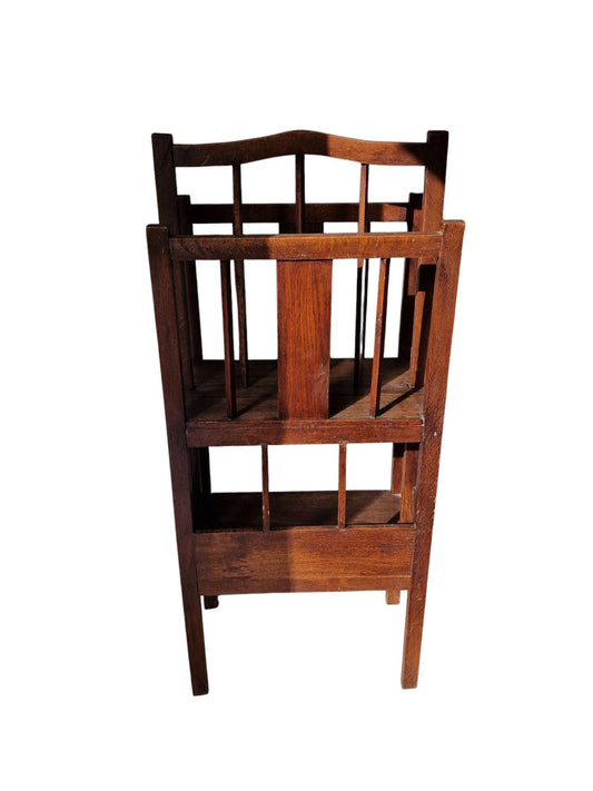 XL art deco dutch Amsterdam school  magazine rack almost 1 meter Amsterdamse school boeken rek tijdschrift houder bijna 1 meter 96 cm
