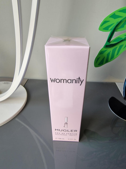 Thierry Mugler Womanity EDP, Large Refill Bottle, Rare 100ml, unused