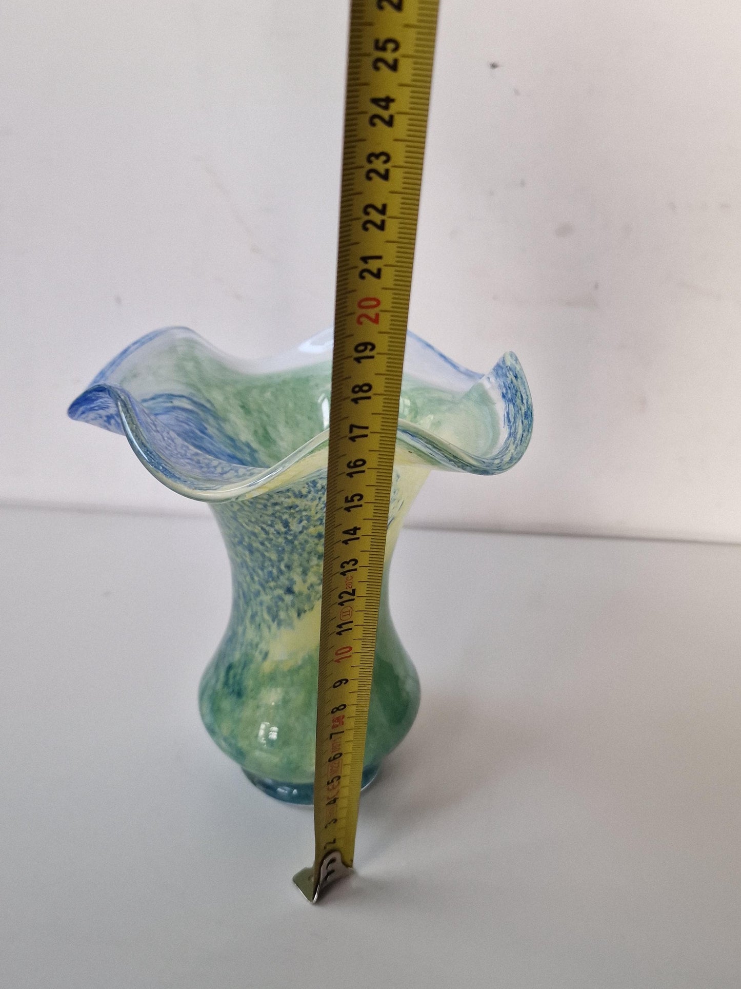peter kaspar, vaas. german glass art vase