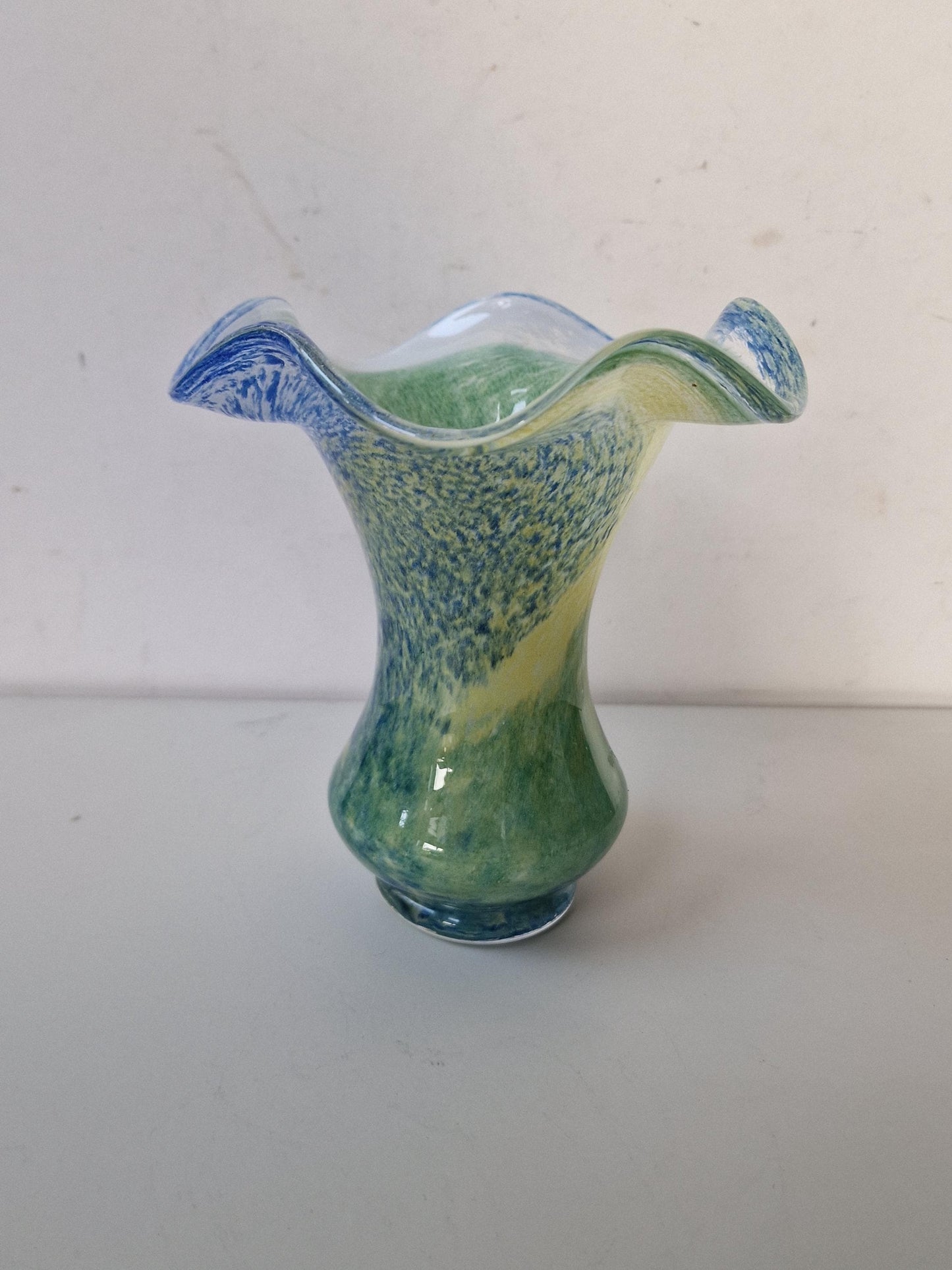 peter kaspar, vaas. german glass art vase