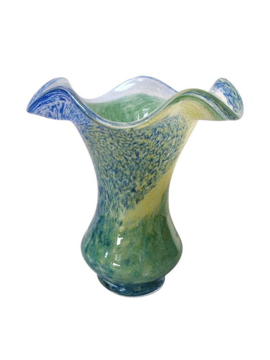 peter kaspar, vaas. german glass art vase