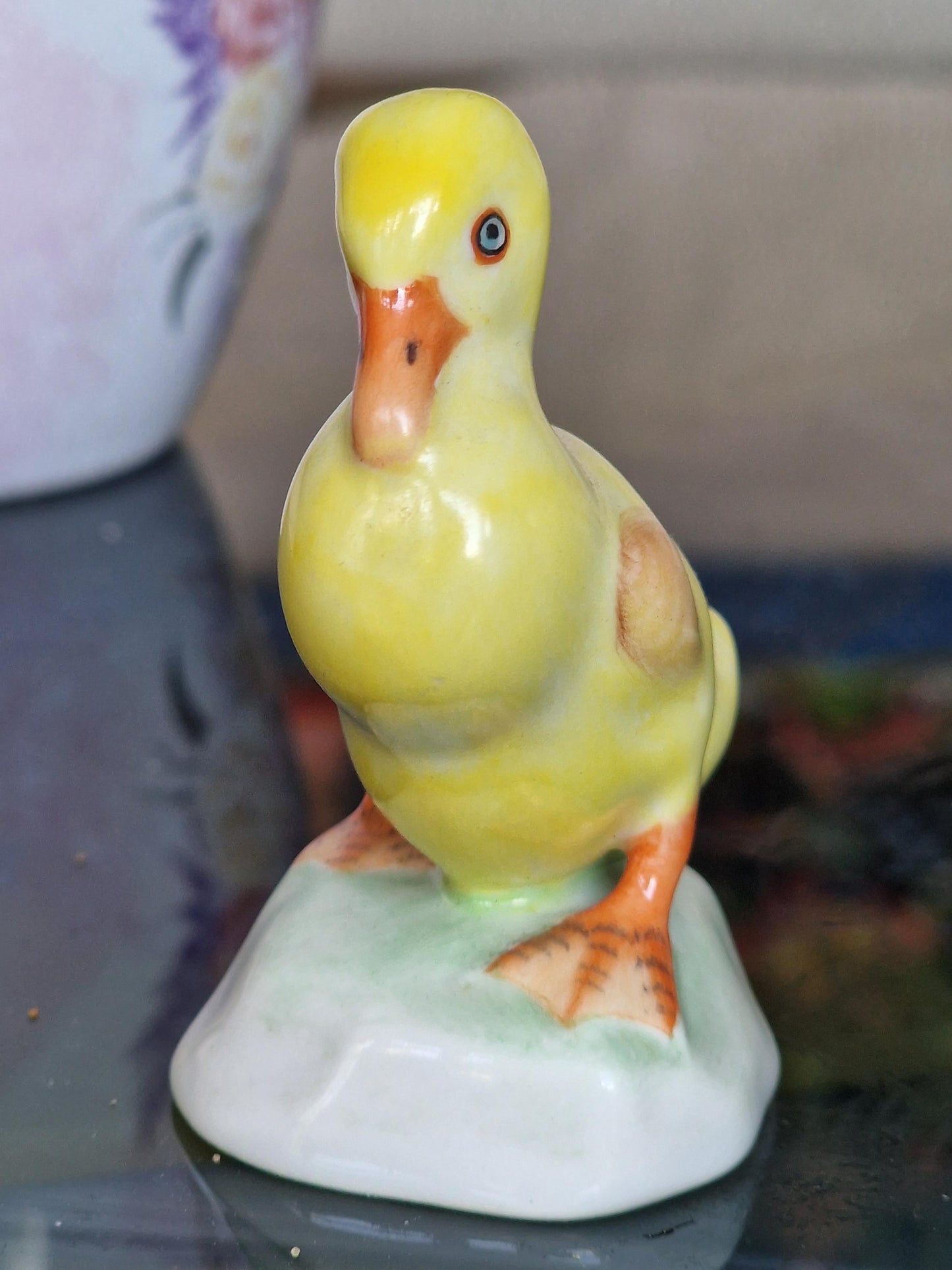 Herend duck baby  classic adorable porcelain figurine