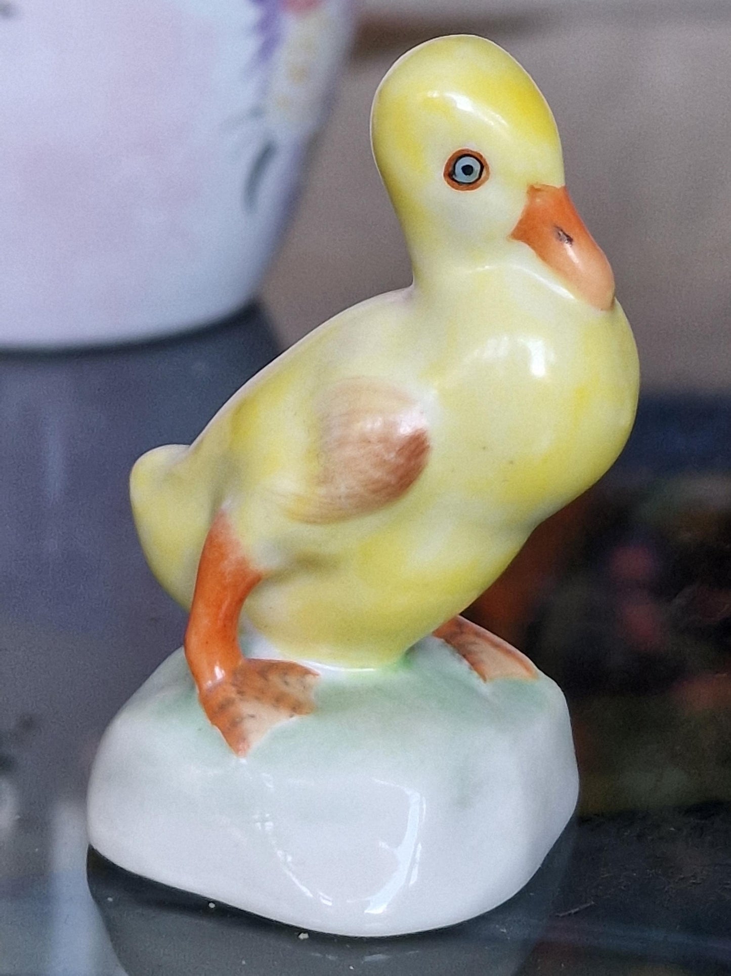 Herend duck baby  classic adorable porcelain figurine