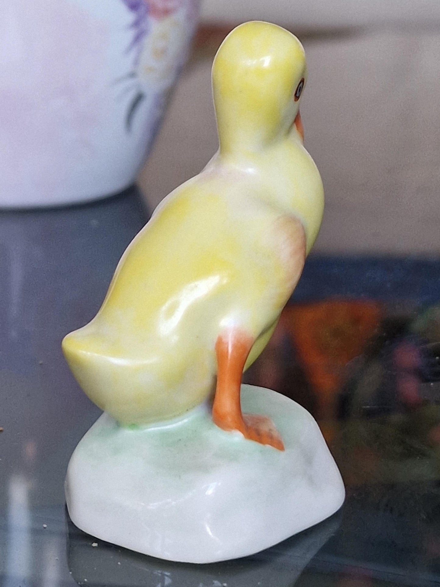 Herend duck baby  classic adorable porcelain figurine