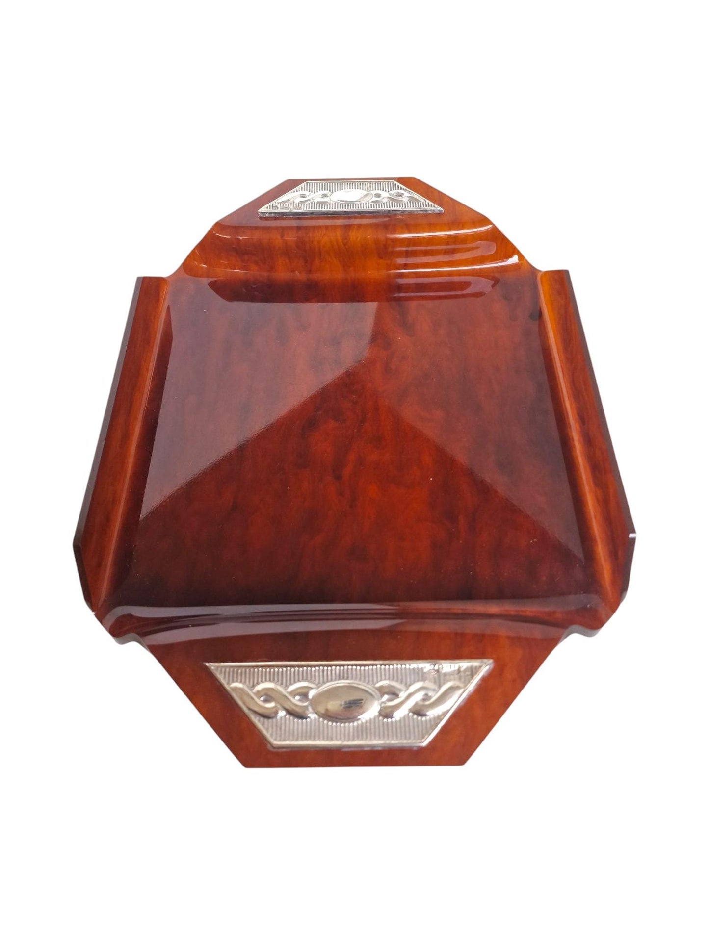 Vintage Italian Hollywood Regency Faux Turtle Serving Tray, XL