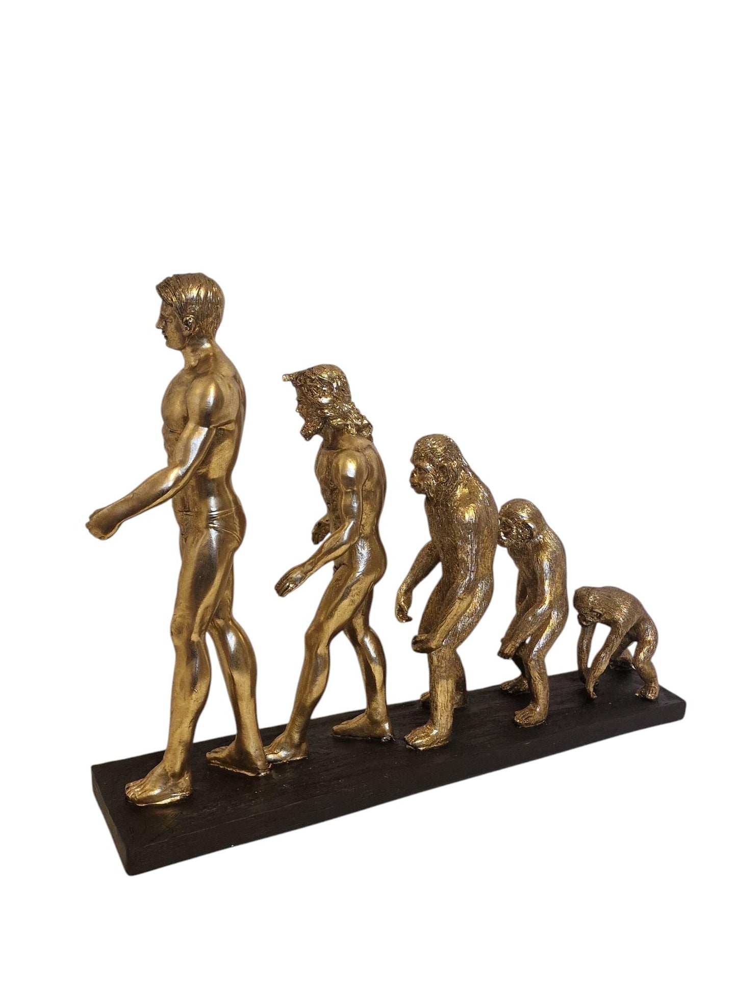 XXL Evolution of Man Statue, Large Figure (55 x 43 cm)