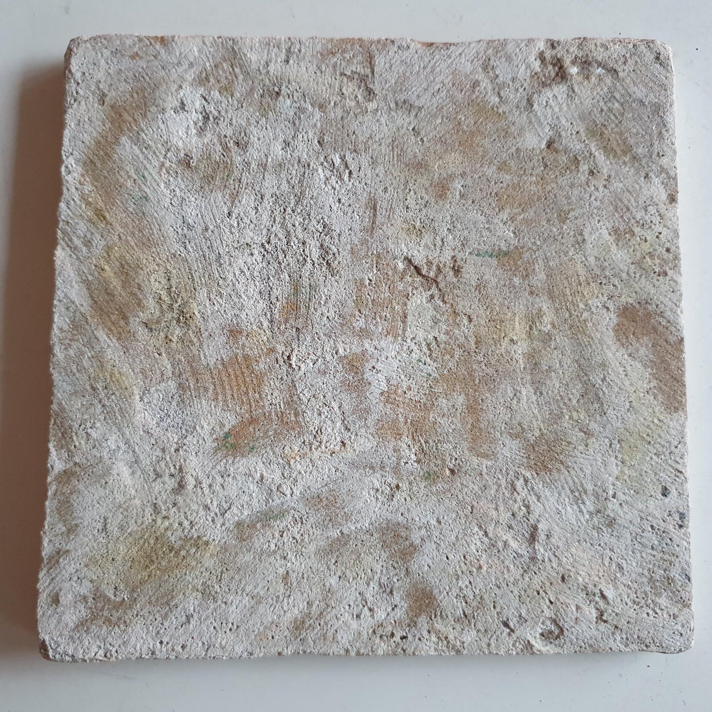 Antique Dutch Tile - child,s play  - Dated 1640, oxhead corner