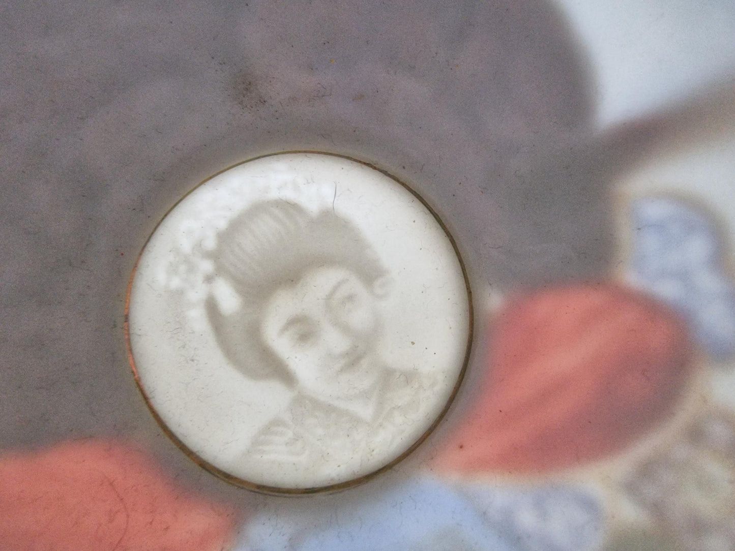 Antique Japanese Eggshell Porcelain Tea Set, Geisha Lithophane, Dragon Teapot