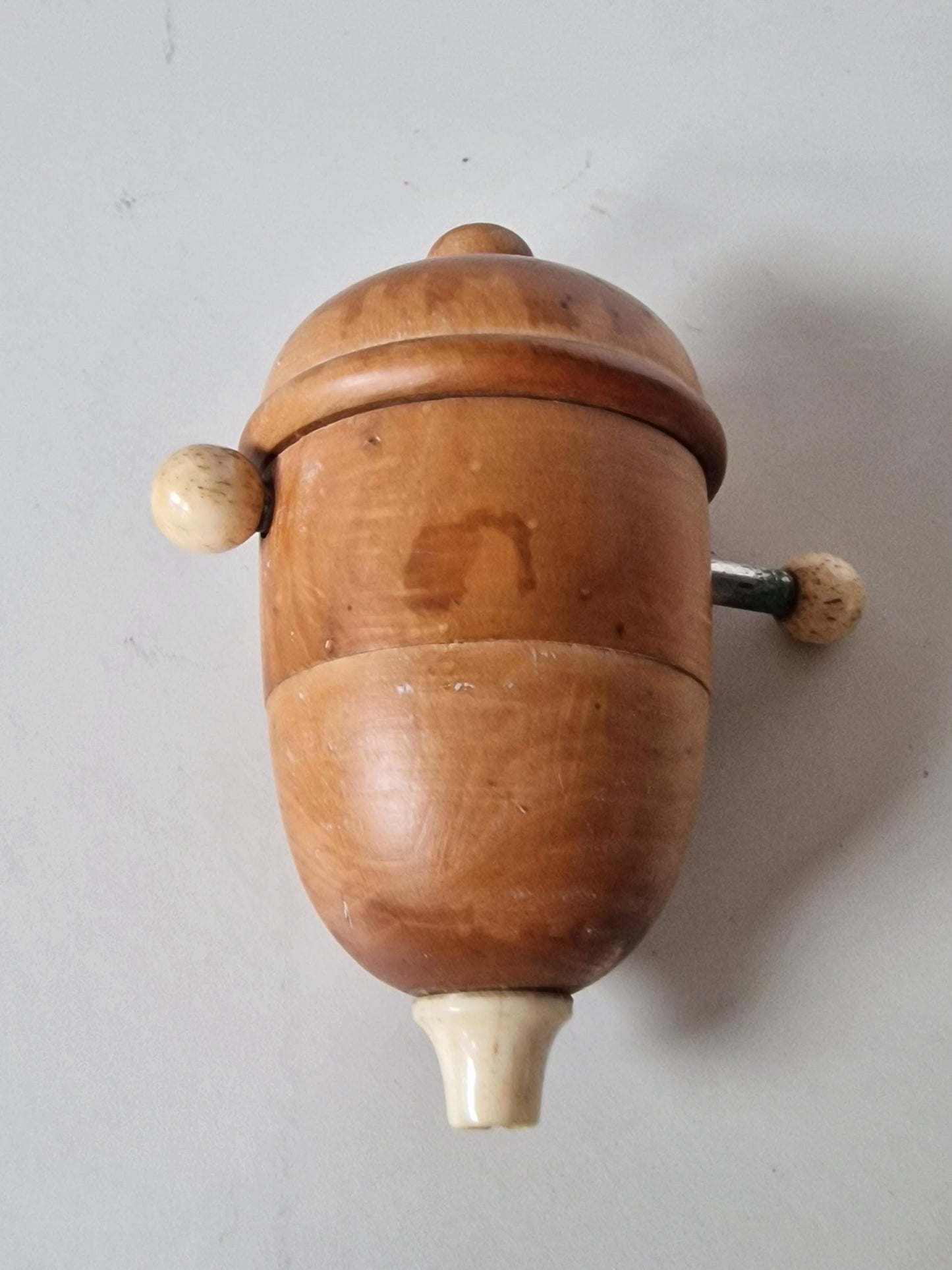 Antique Dutch Art Nouveau Butler Bell with Push Button