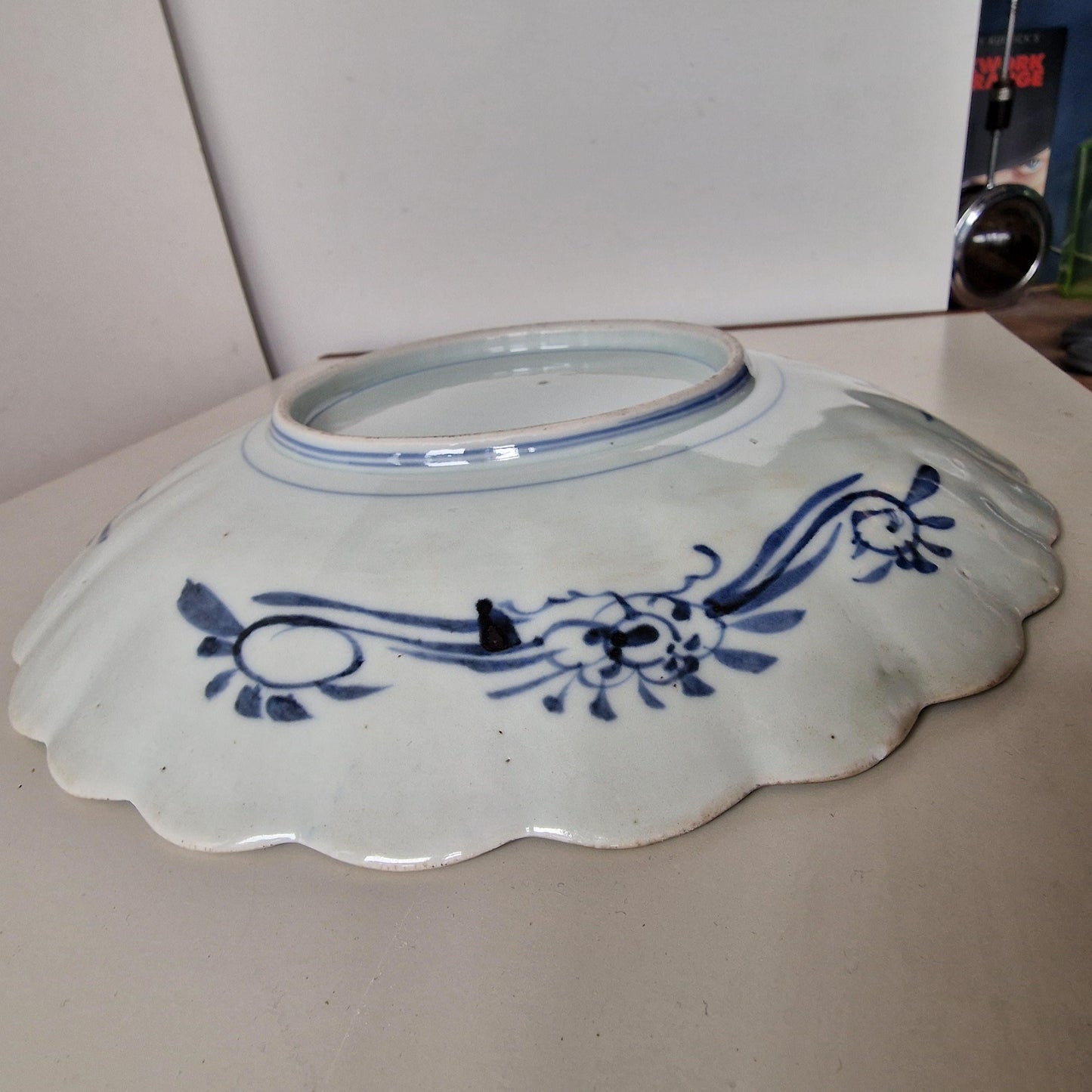 Antique Chinese Porcelain Plate Set, Floral Imari, 19th Century