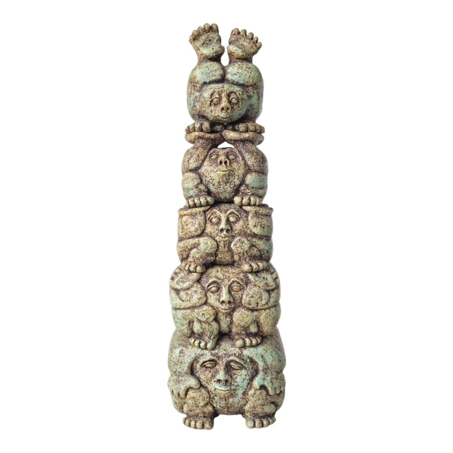 Ceramic Obelisk Sculpture – Theo van de Vathorst, Dutch Art