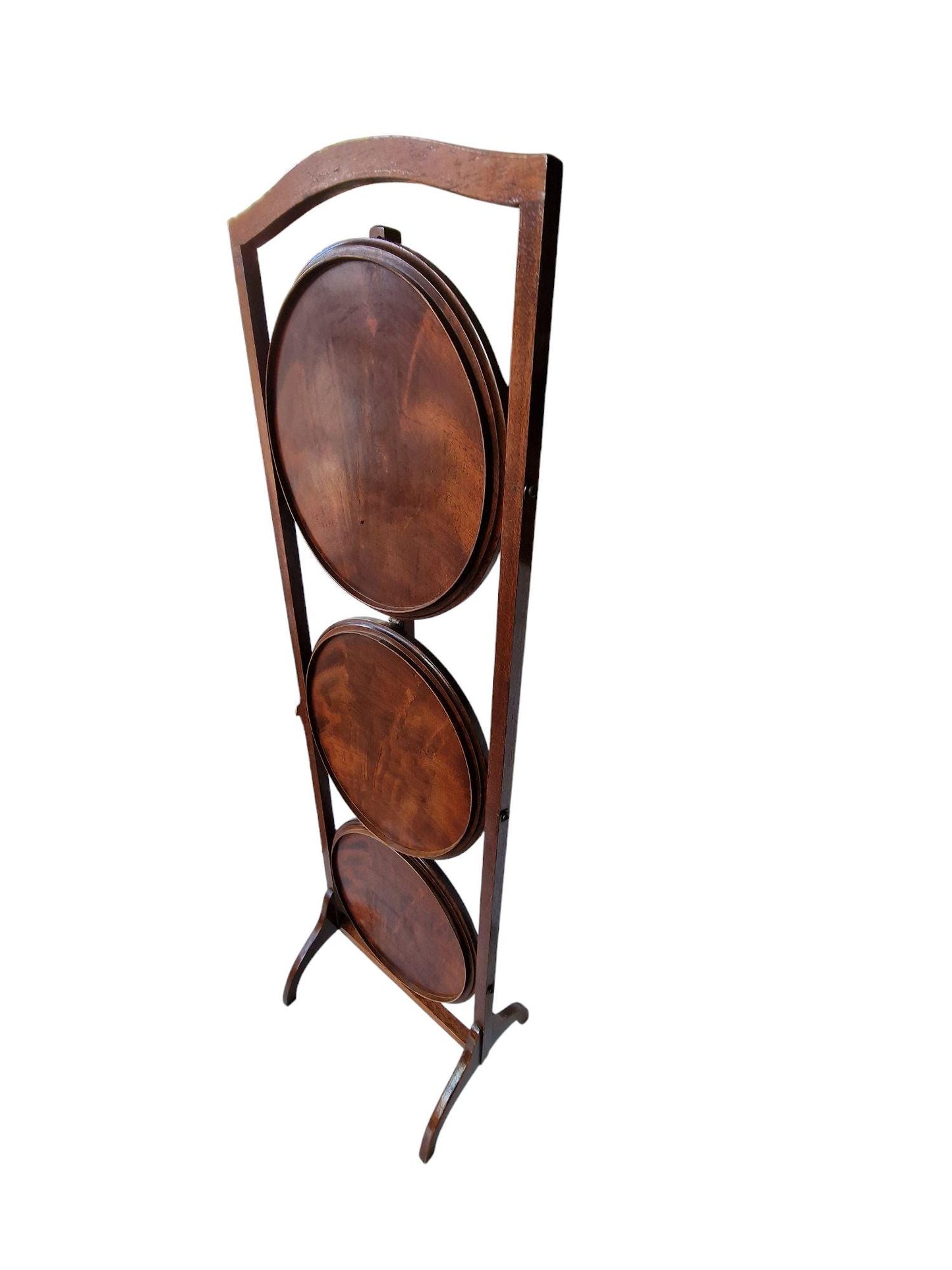 Mahogany 3-Tier Cake Stand, English High Tea Server