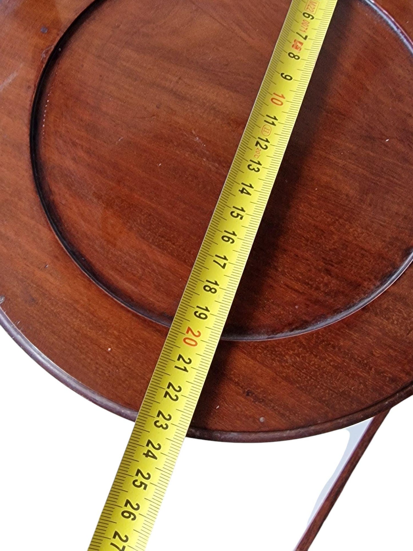Mahogany Cake Stand, 19th Century British High Tea Server