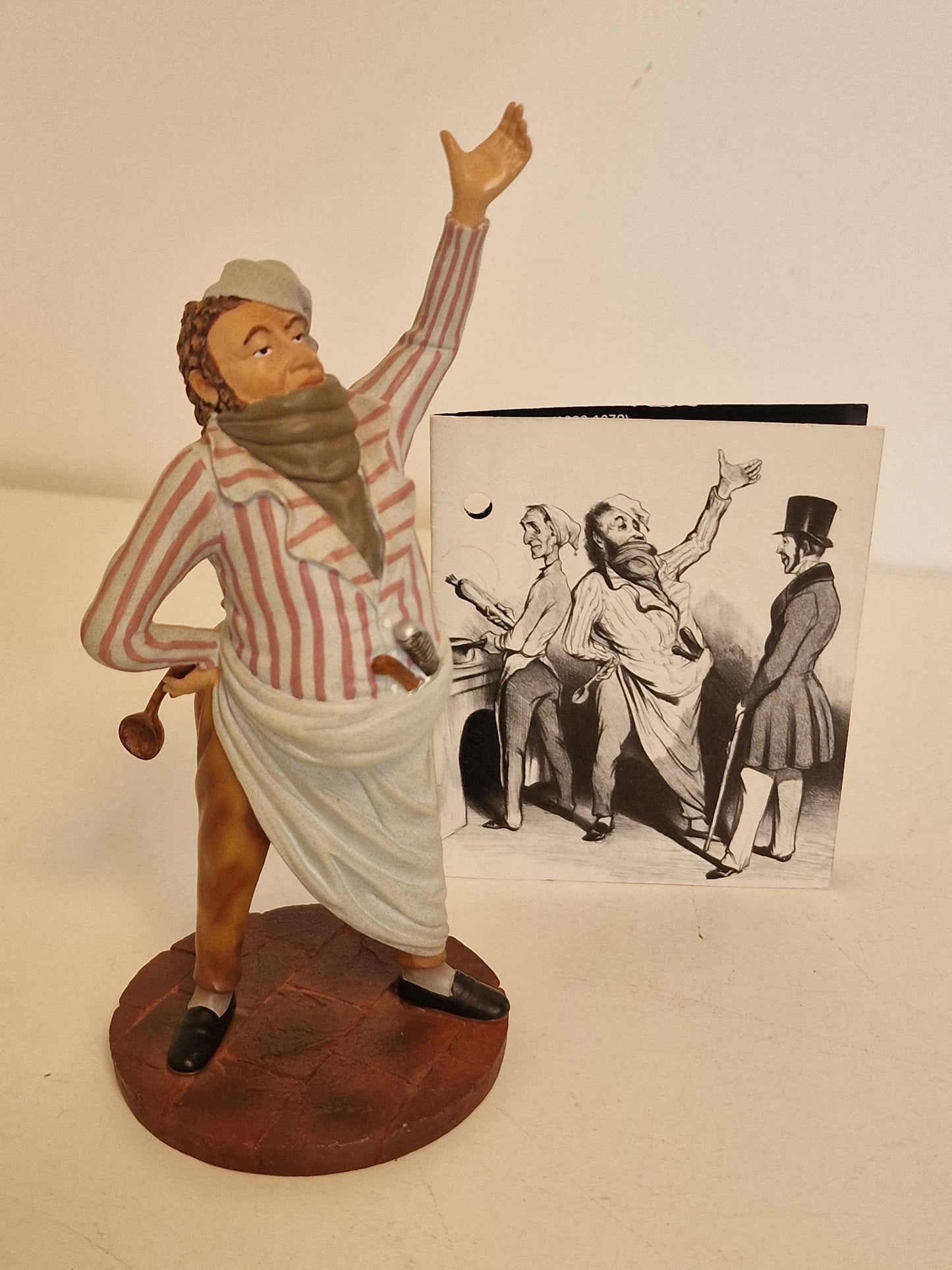 the Cook - Honoré Daumier Chef Figurine – Hand-Painted Polystone, Limited Edition, mouseion