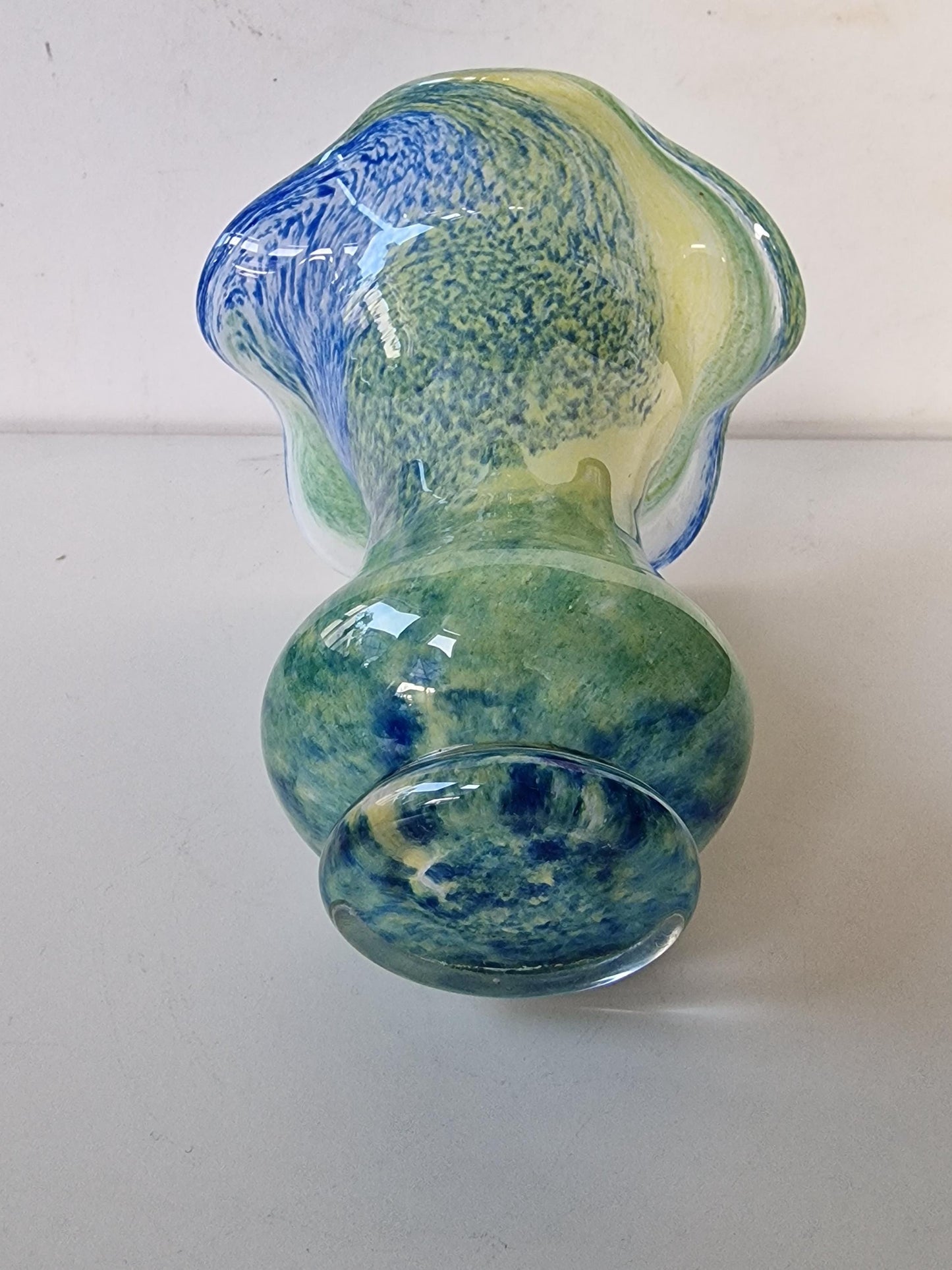 peter kaspar, vaas. german glass art vase