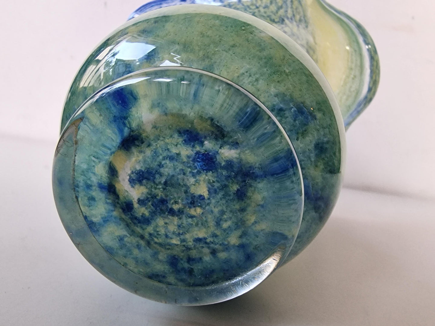 peter kaspar, vaas. german glass art vase