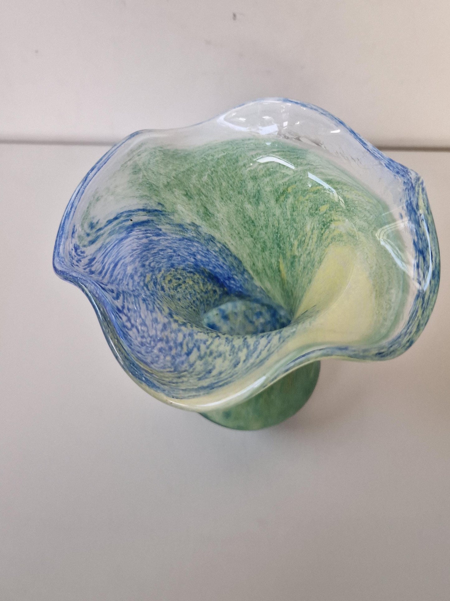 peter kaspar, vaas. german glass art vase