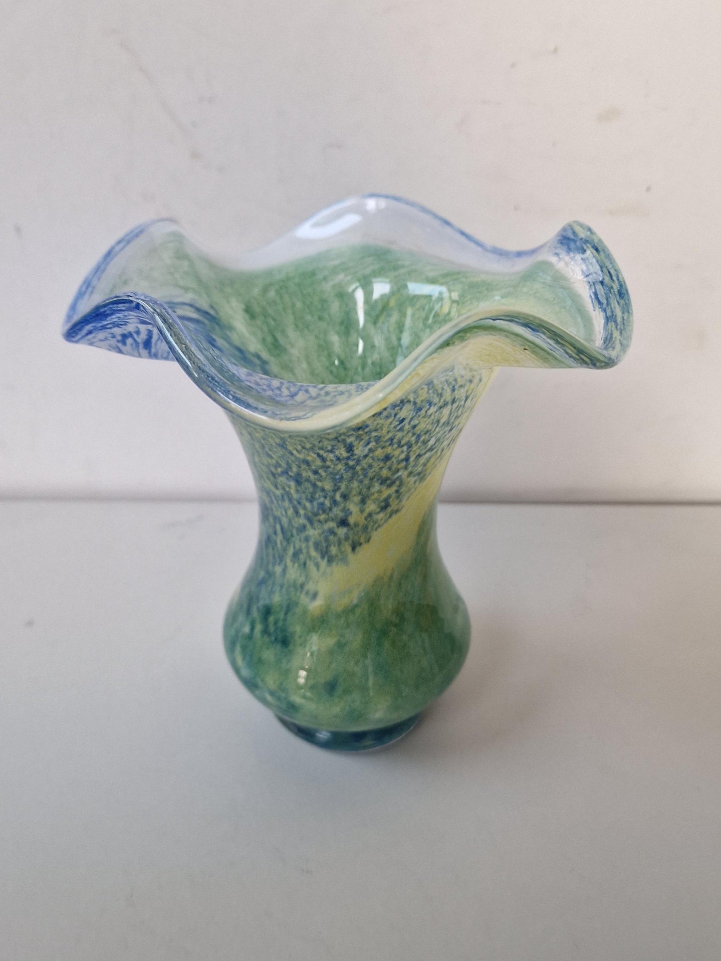 peter kaspar, vaas. german glass art vase
