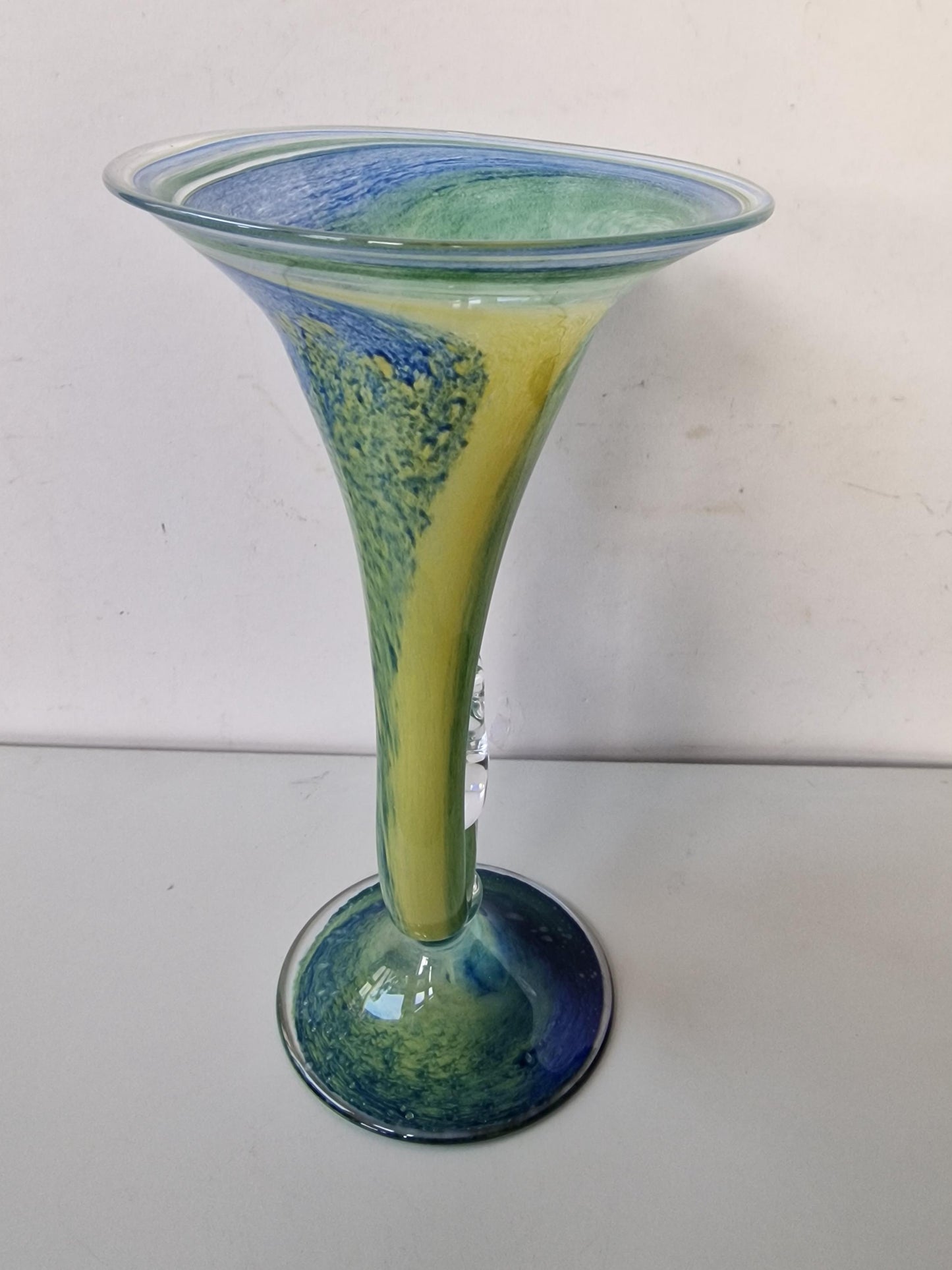 cornu copia. Hoorn des overvloeds,  german glass art vase by peter kaspar vase