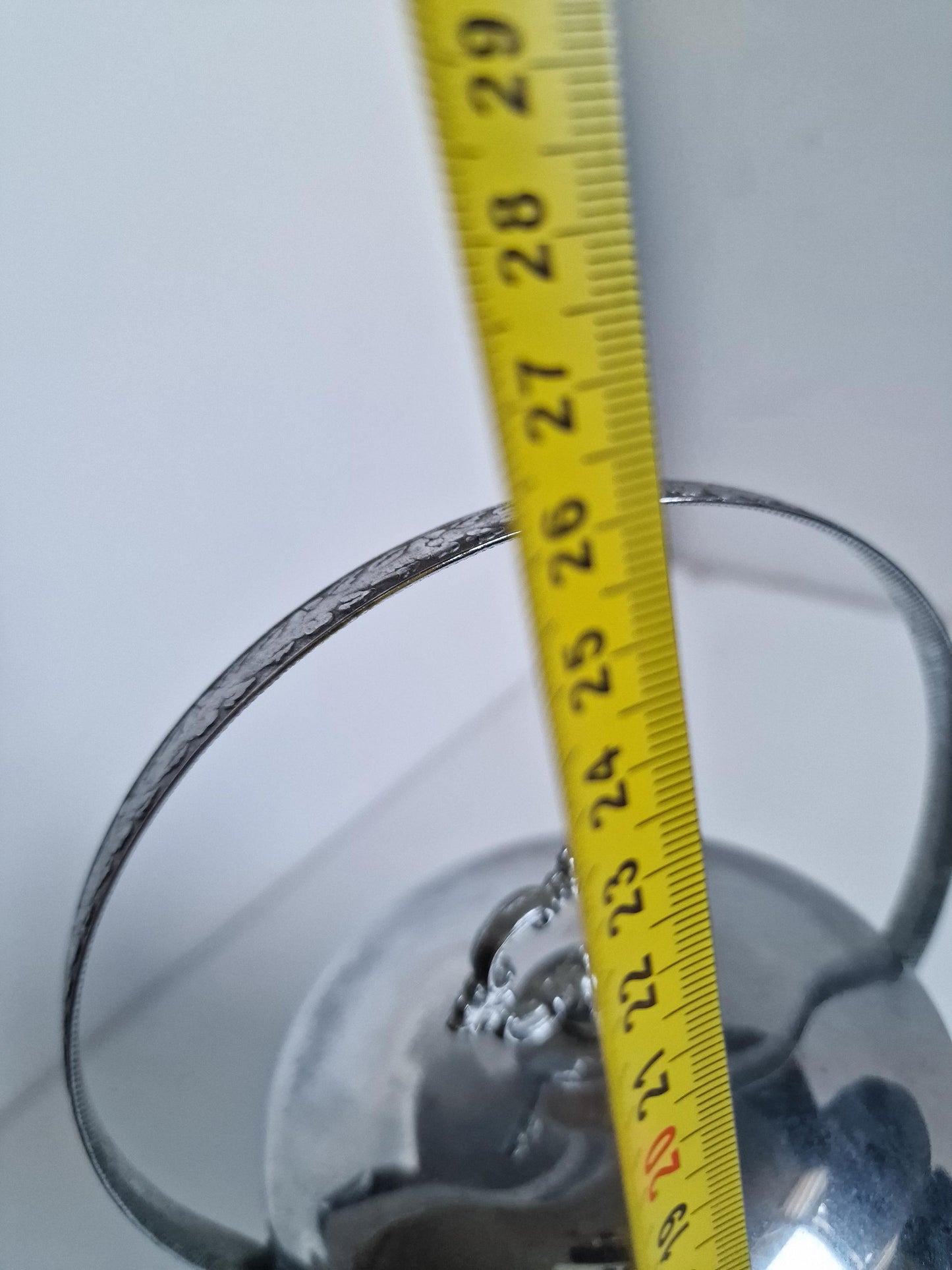 Kristallen ijs emmer met rozen geslepen kristal tsjechie crystal icebucket vintage