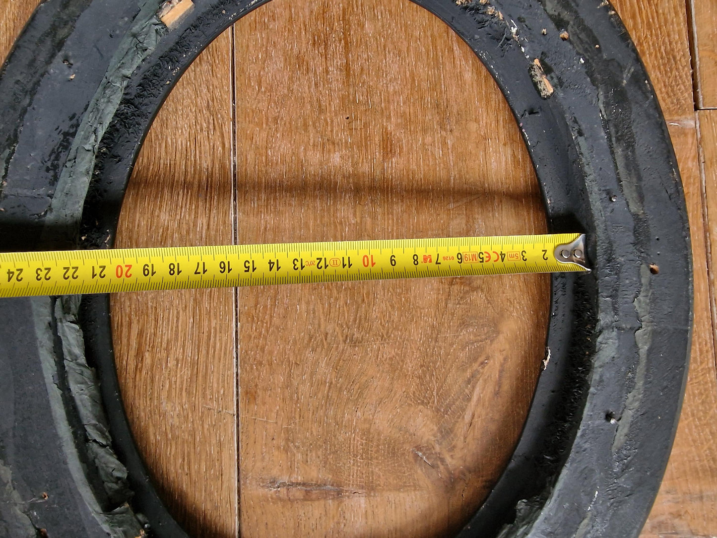 Antique French Oval Frames – Napoleon III Era, Gold Leaf Inlay