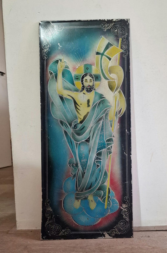 xl wandpanel vintage jesus christ superstar india hosanna woodstock peace vrede